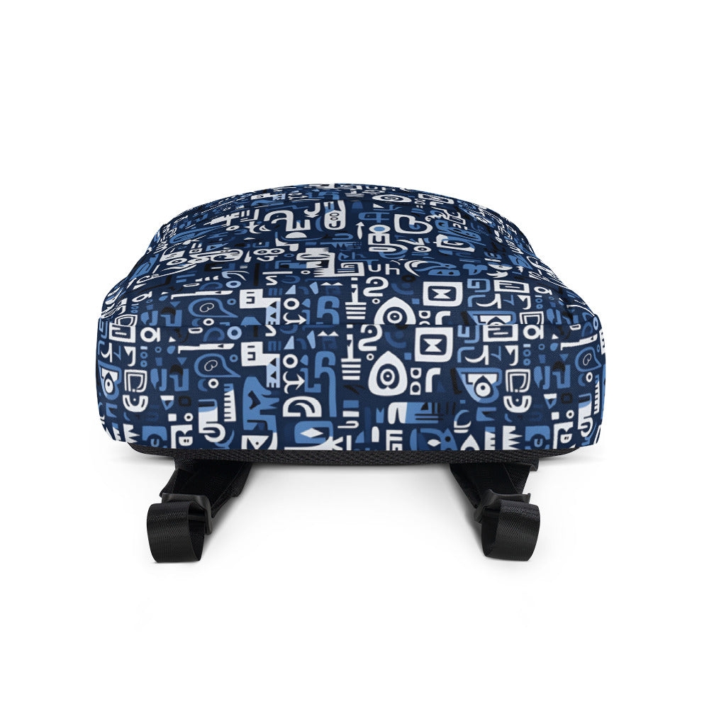 Backpack "Blue Pattern"