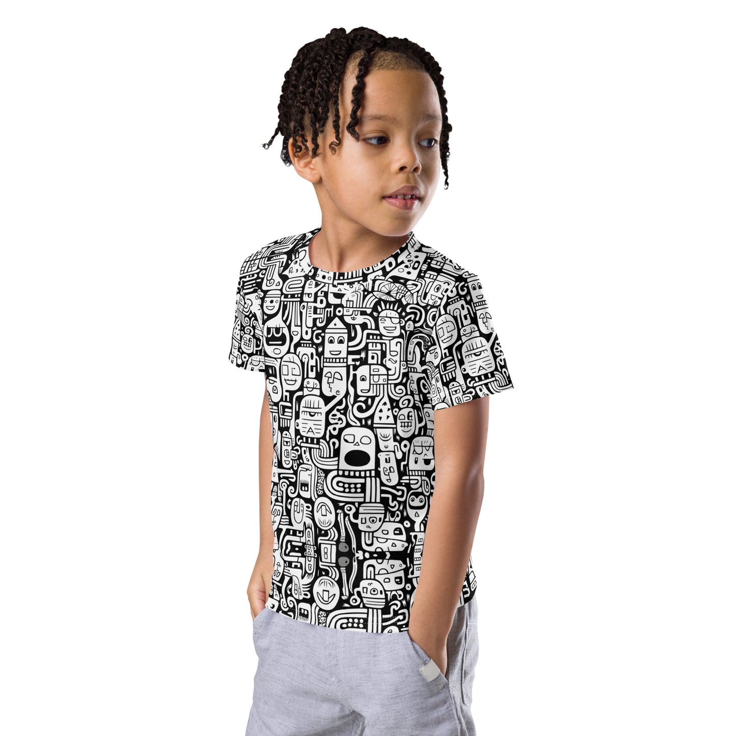 T-Shirt "Crazy Robots" for Kids