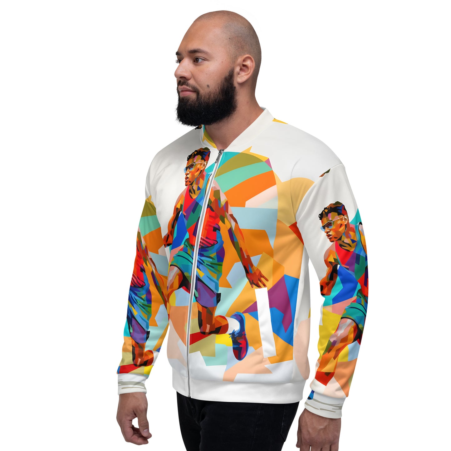 Unisex Bomber Jacket "Basketball"