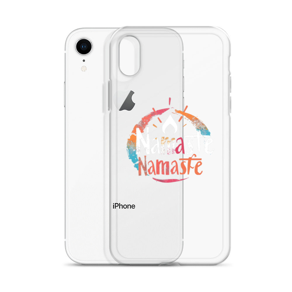 "Namaste 2" Clear Case for iPhone®