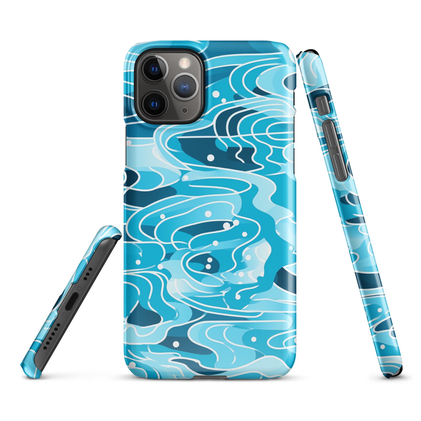 "Blue Lines" Snap case for iPhone®
