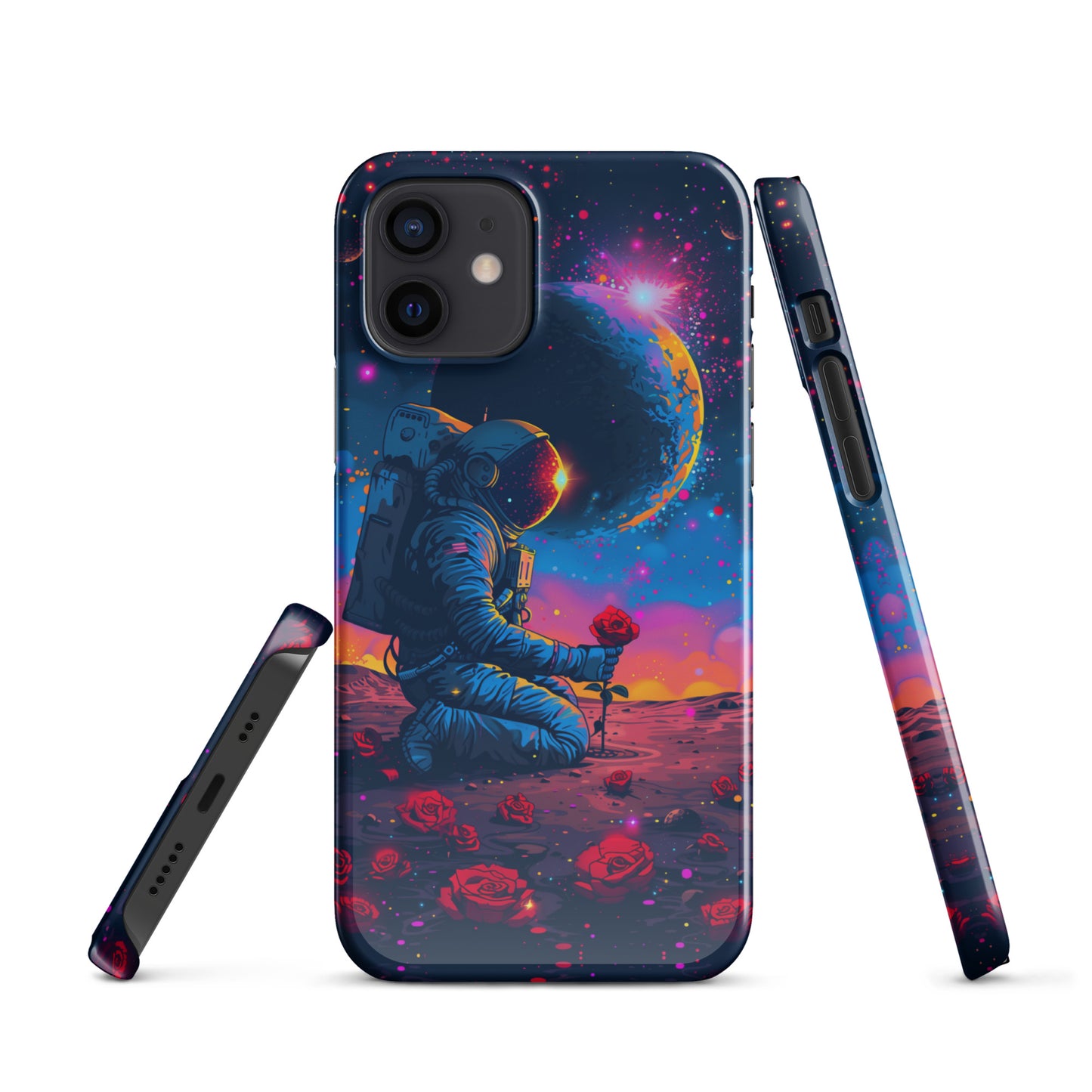 "Flowers in Space" Snap case for iPhone®