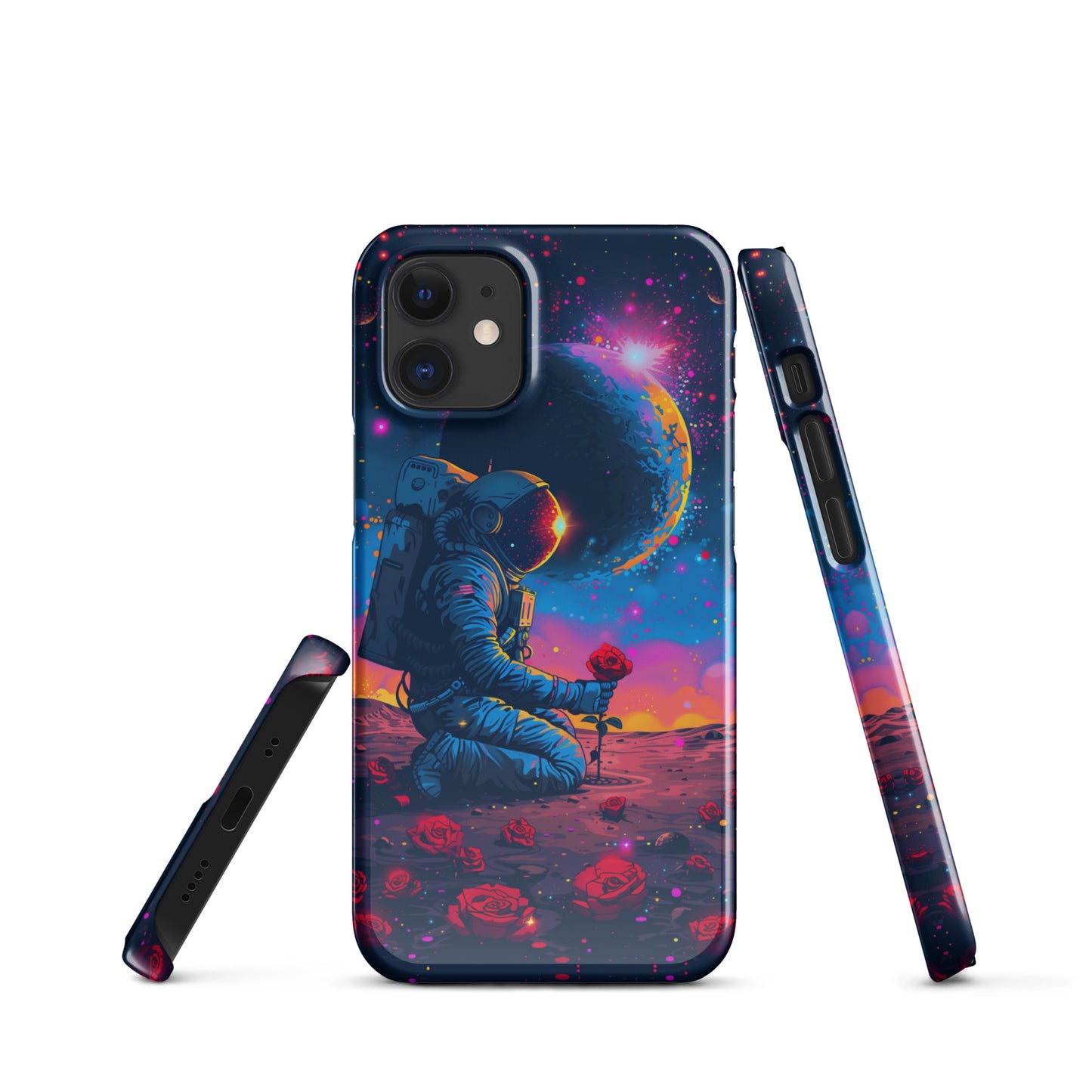 "Flowers in Space" Snap case for iPhone®