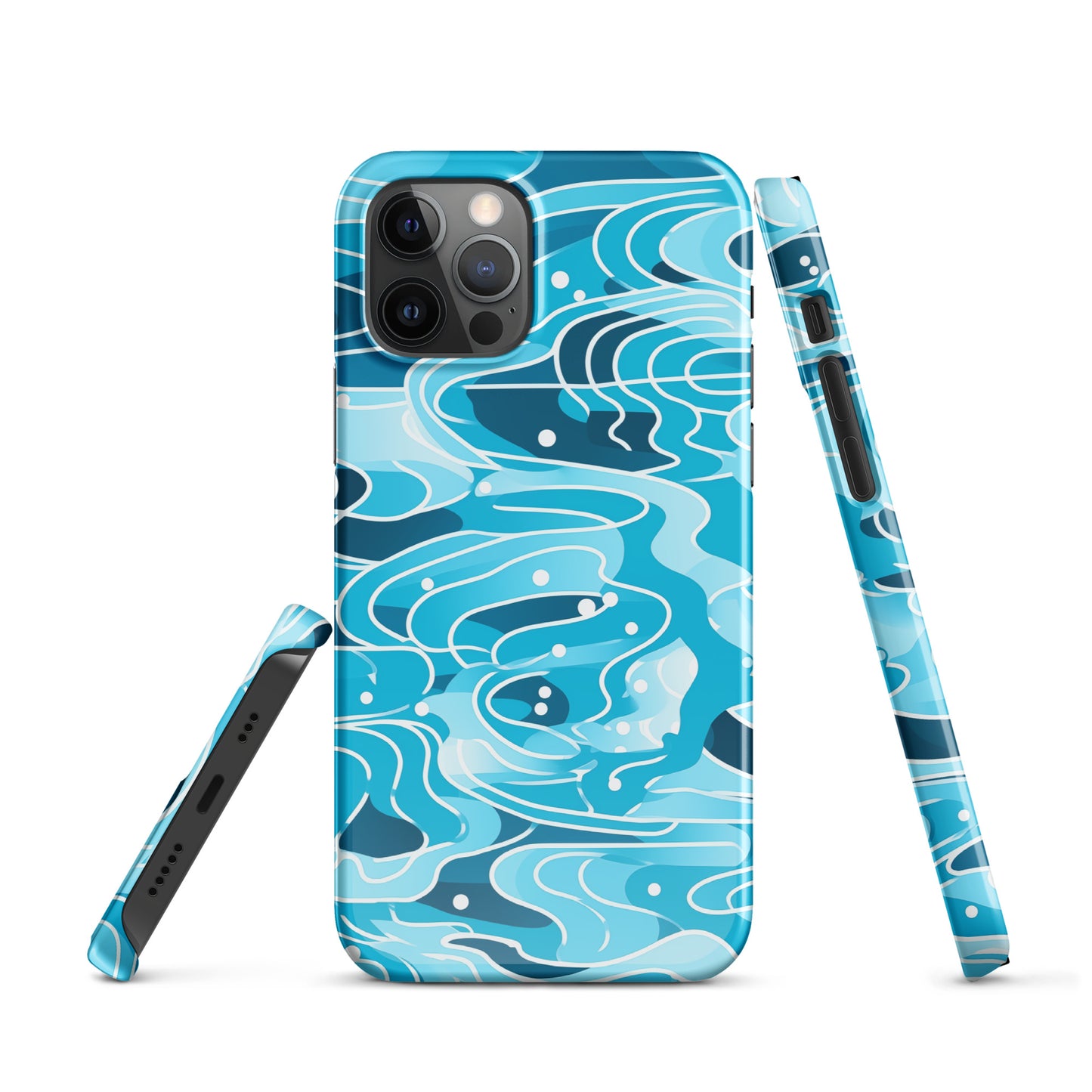 "Blue Lines" Snap case for iPhone®