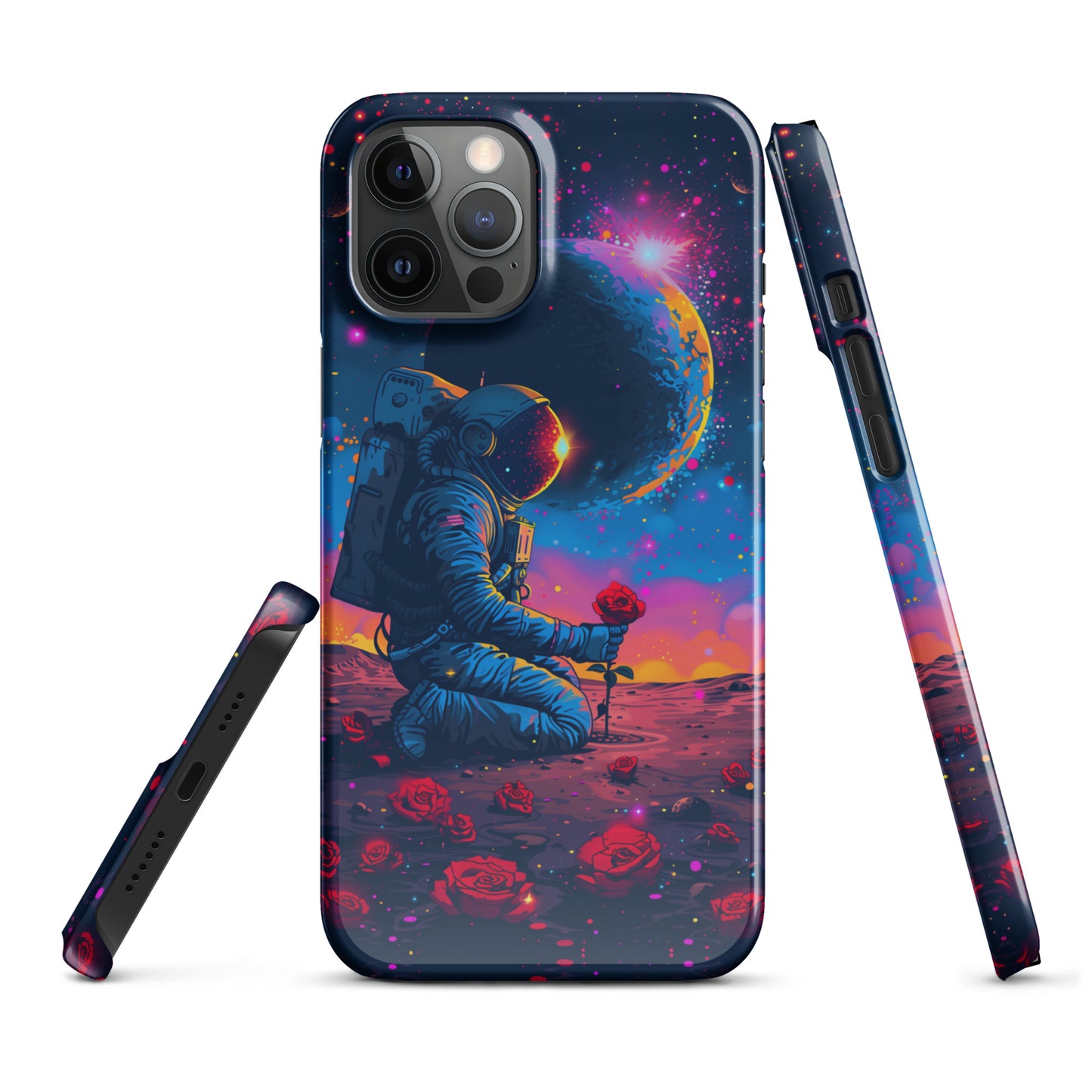 "Flowers in Space" Snap case for iPhone®