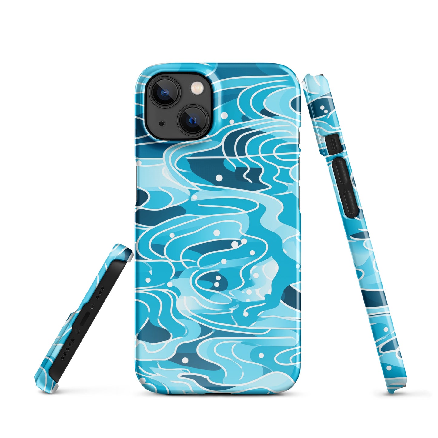 "Blue Lines" Snap case for iPhone®