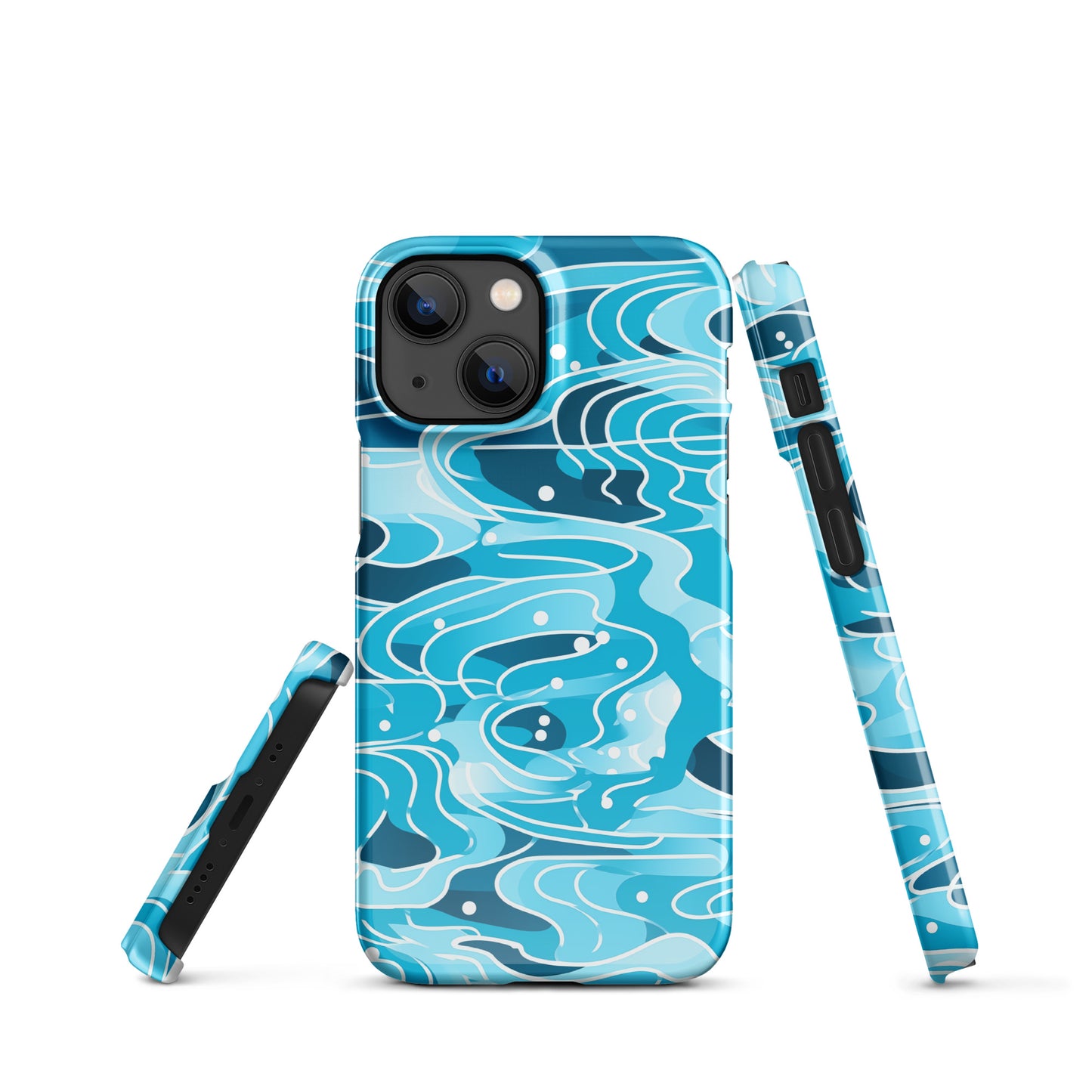 "Blue Lines" Snap case for iPhone®