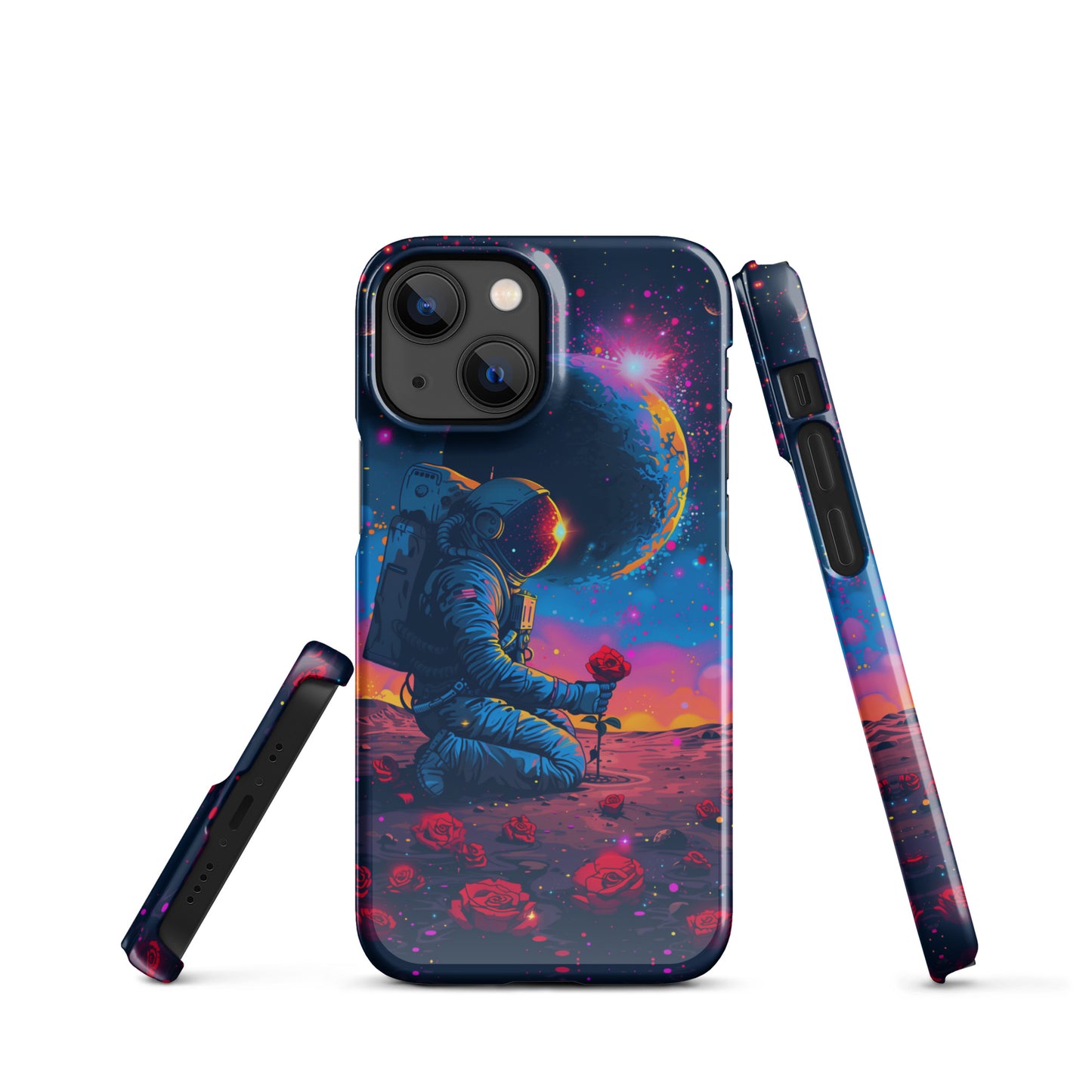 "Flowers in Space" Snap case for iPhone®