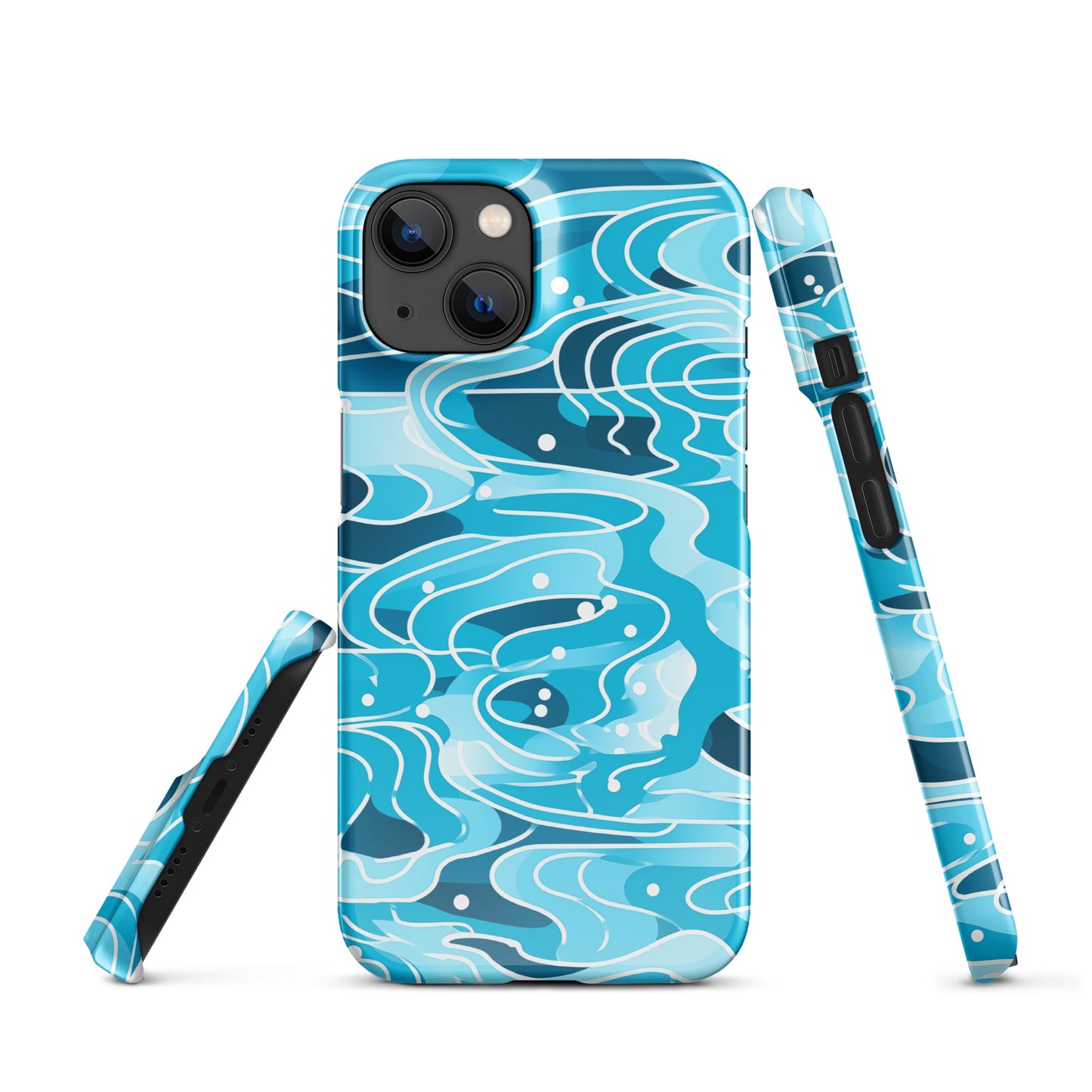 "Blue Lines" Snap case for iPhone®