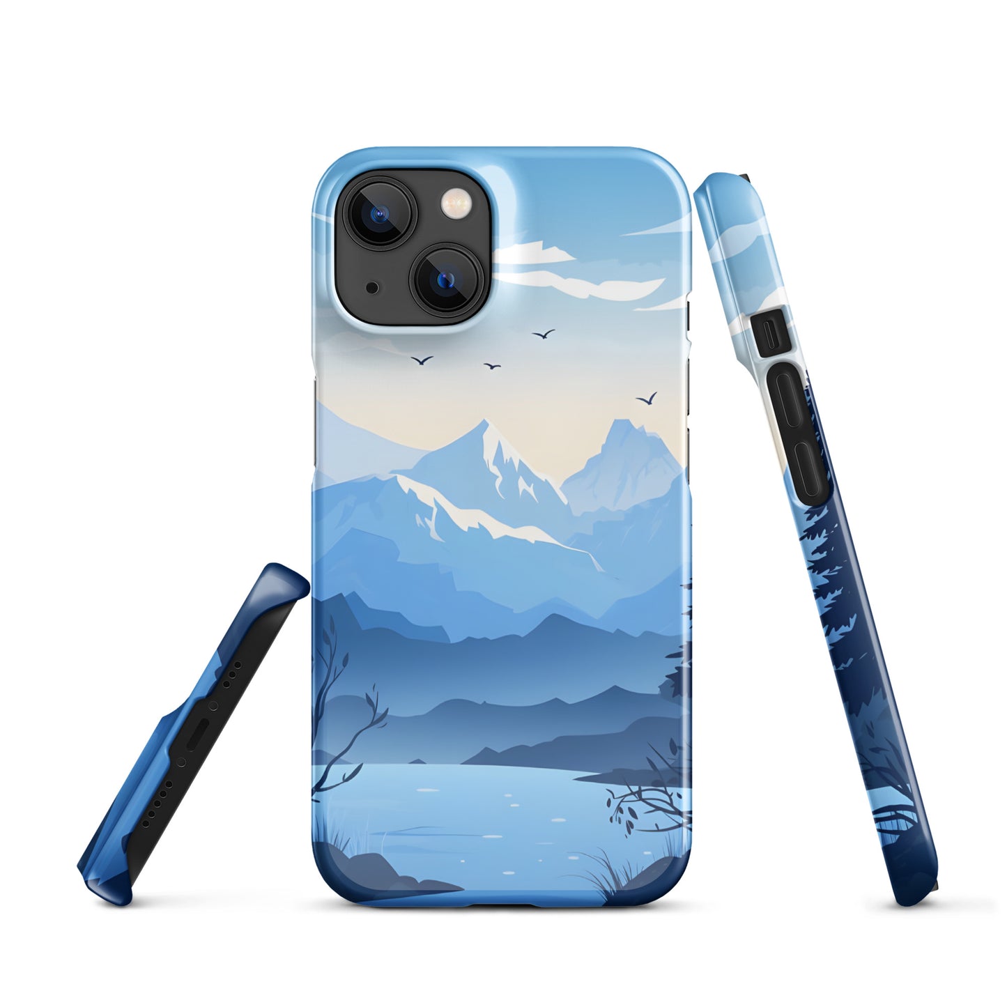 "Blue" Snap case for iPhone®