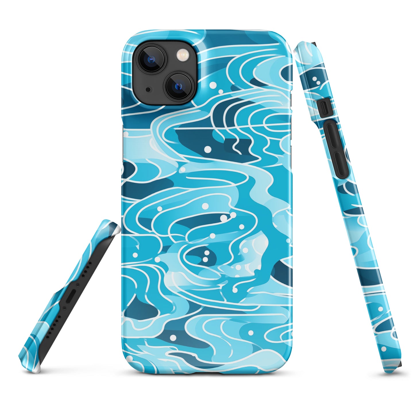 "Blue Lines" Snap case for iPhone®
