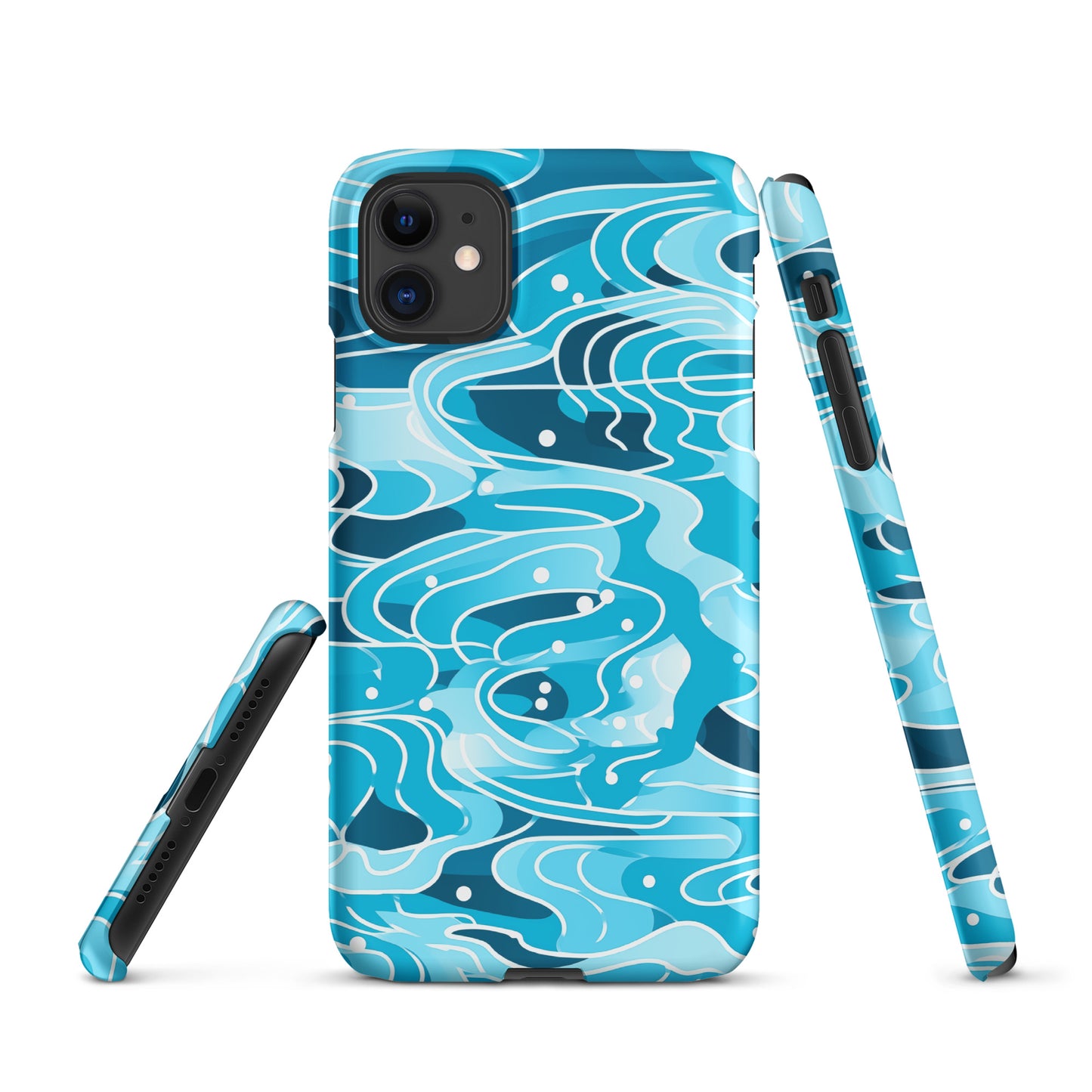"Blue Lines" Snap case for iPhone®