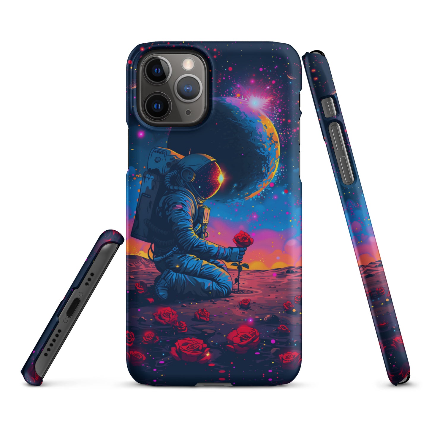 "Flowers in Space" Snap case for iPhone®