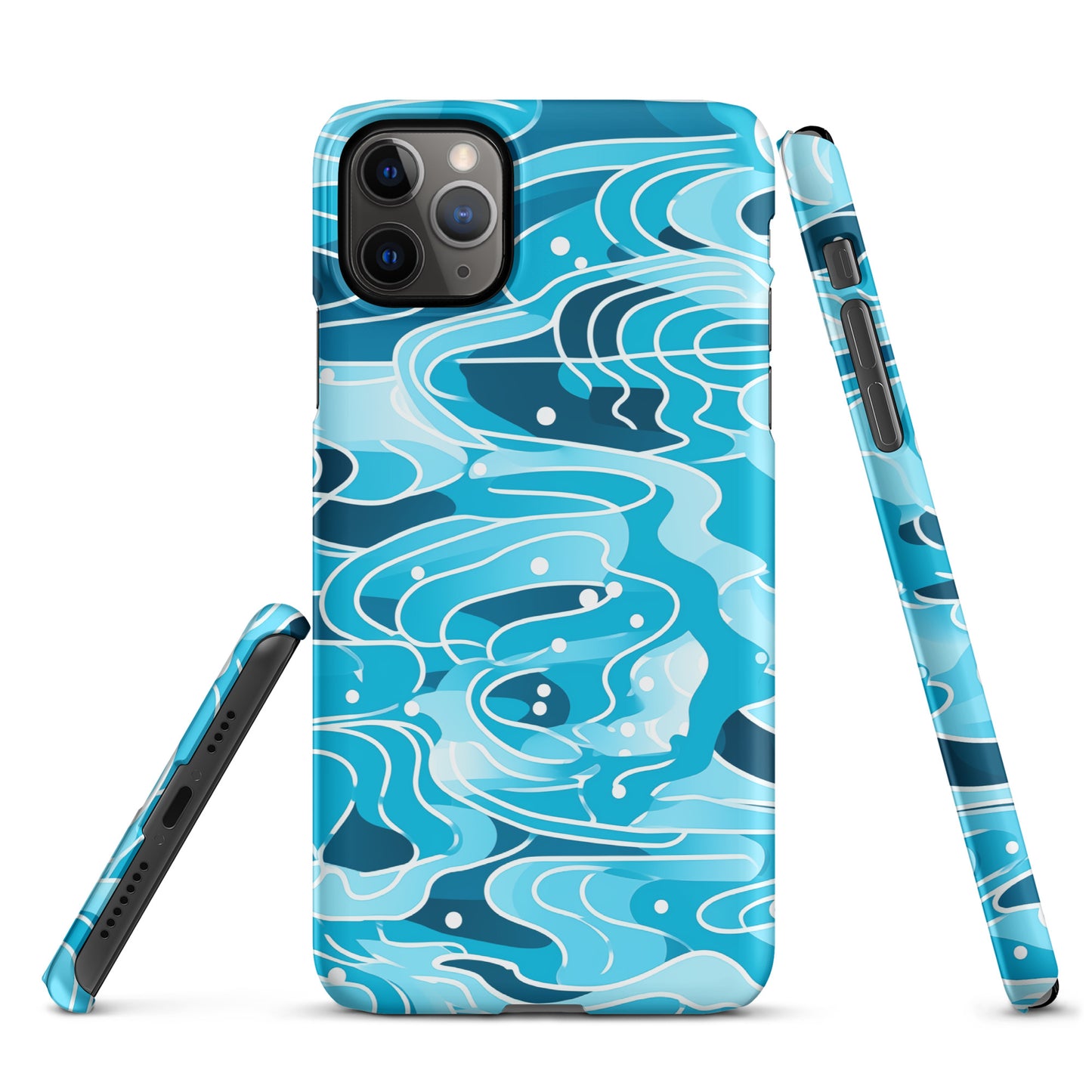 "Blue Lines" Snap case for iPhone®