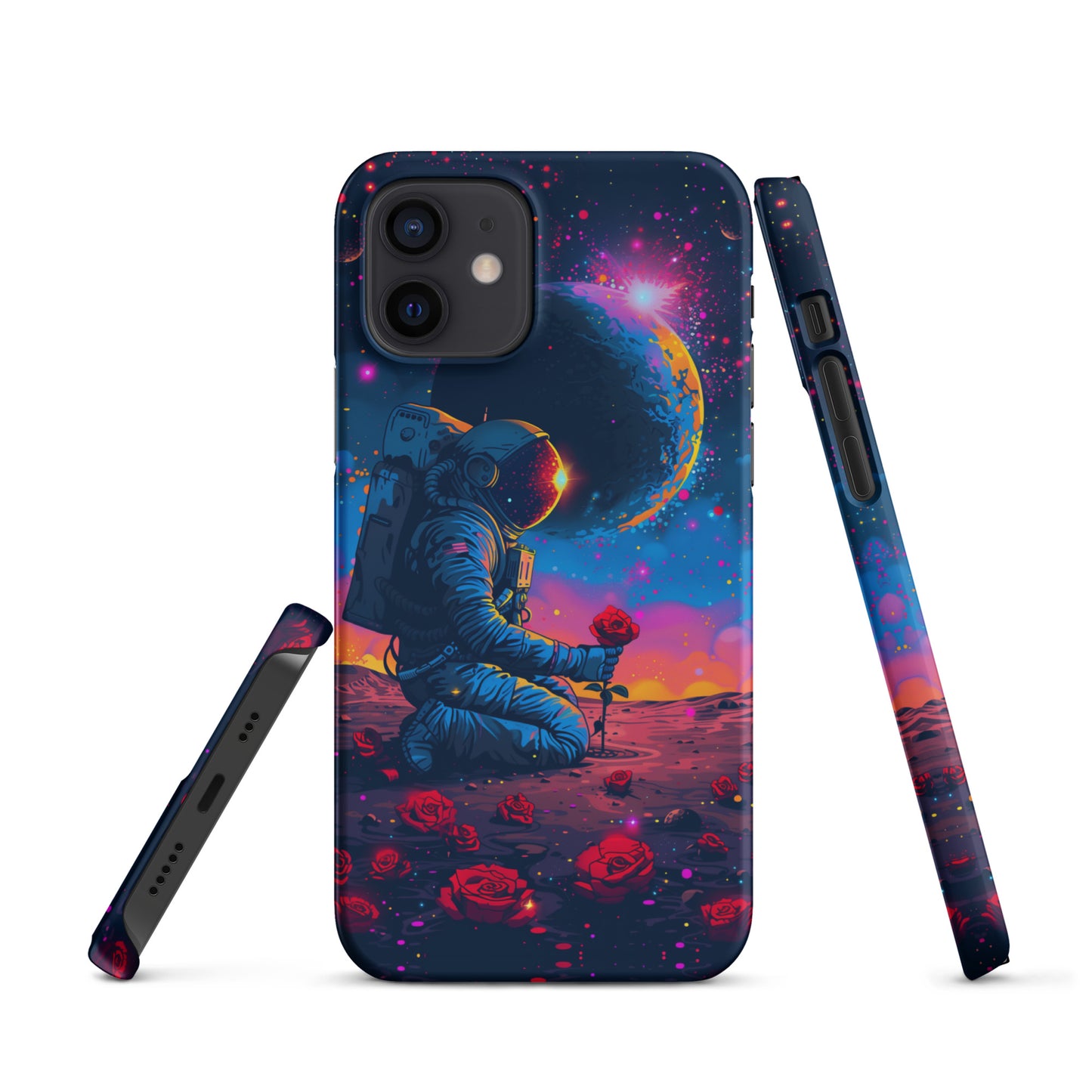 "Flowers in Space" Snap case for iPhone®