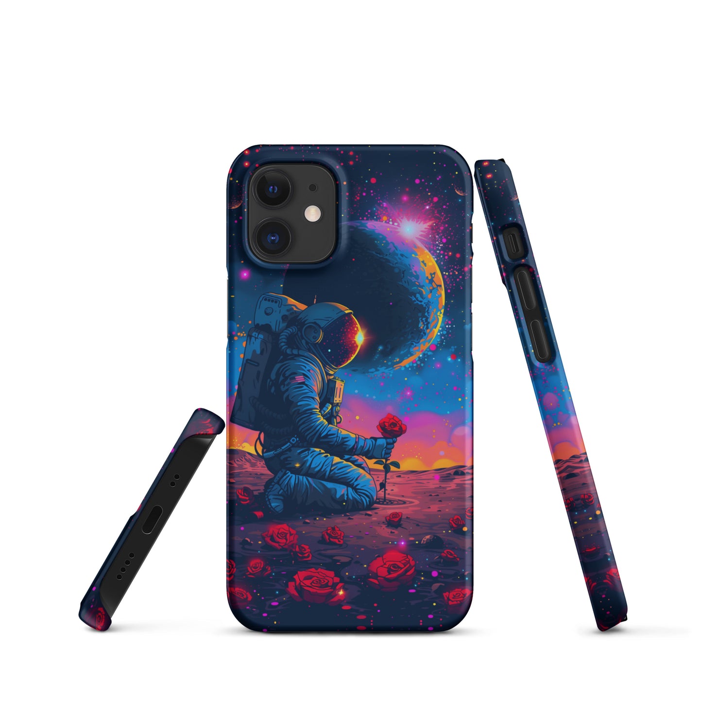 "Flowers in Space" Snap case for iPhone®