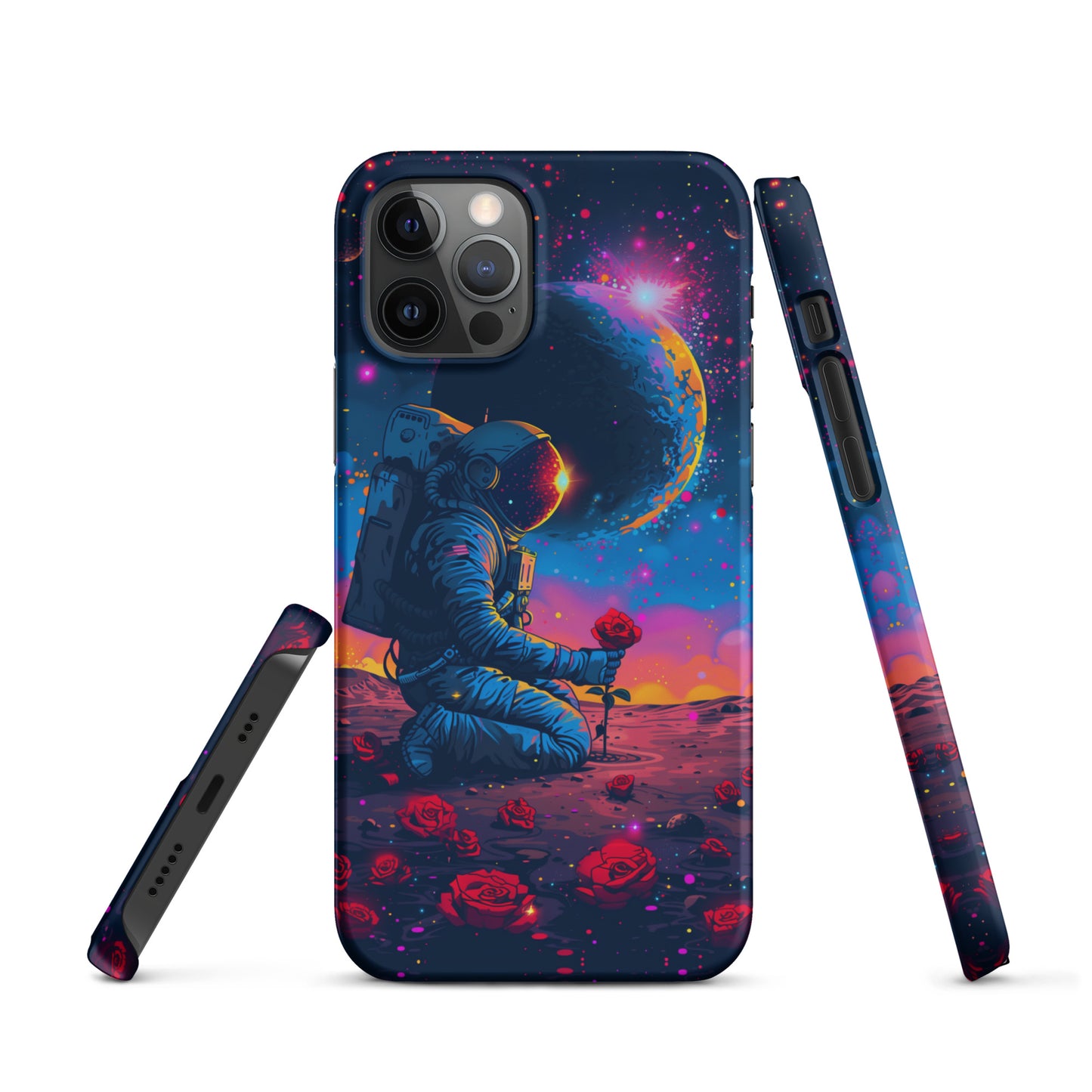 "Flowers in Space" Snap case for iPhone®