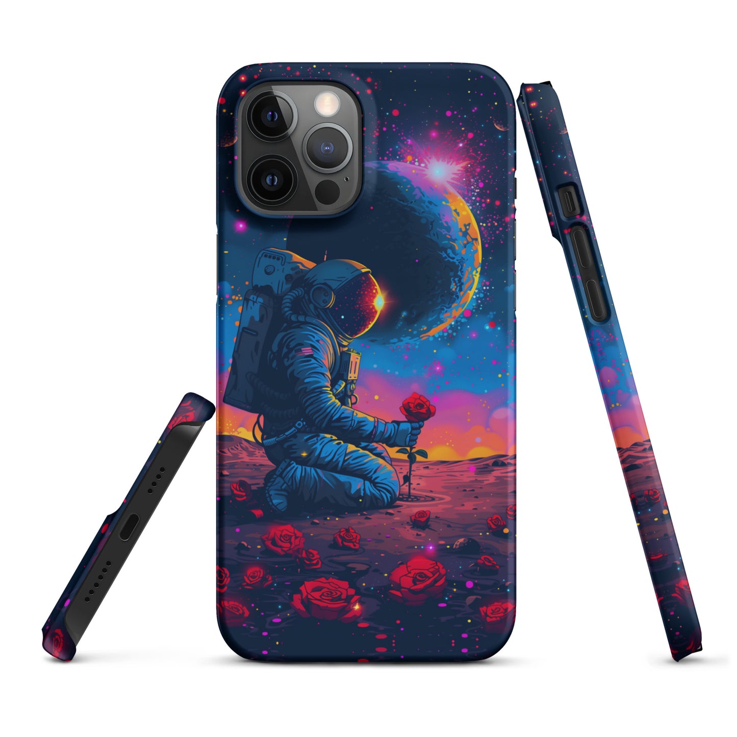 "Flowers in Space" Snap case for iPhone®