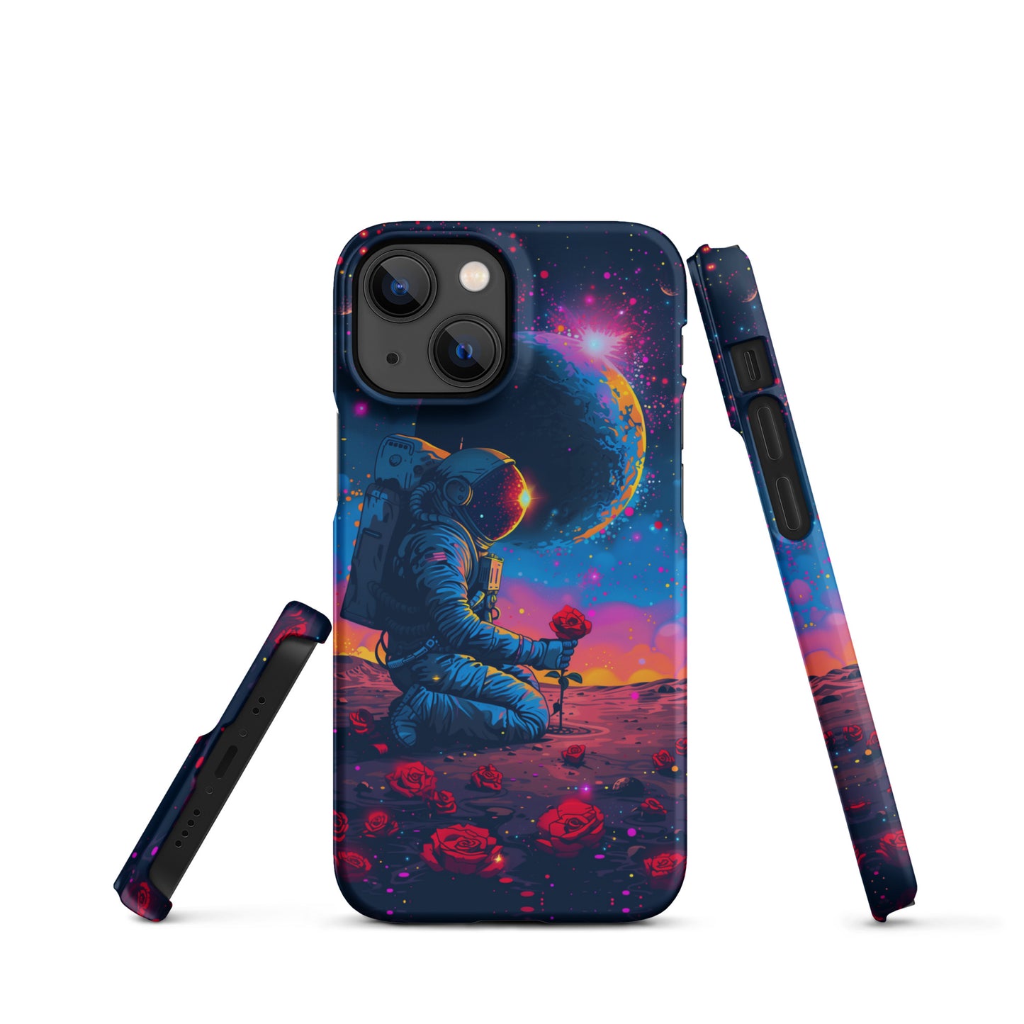 "Flowers in Space" Snap case for iPhone®