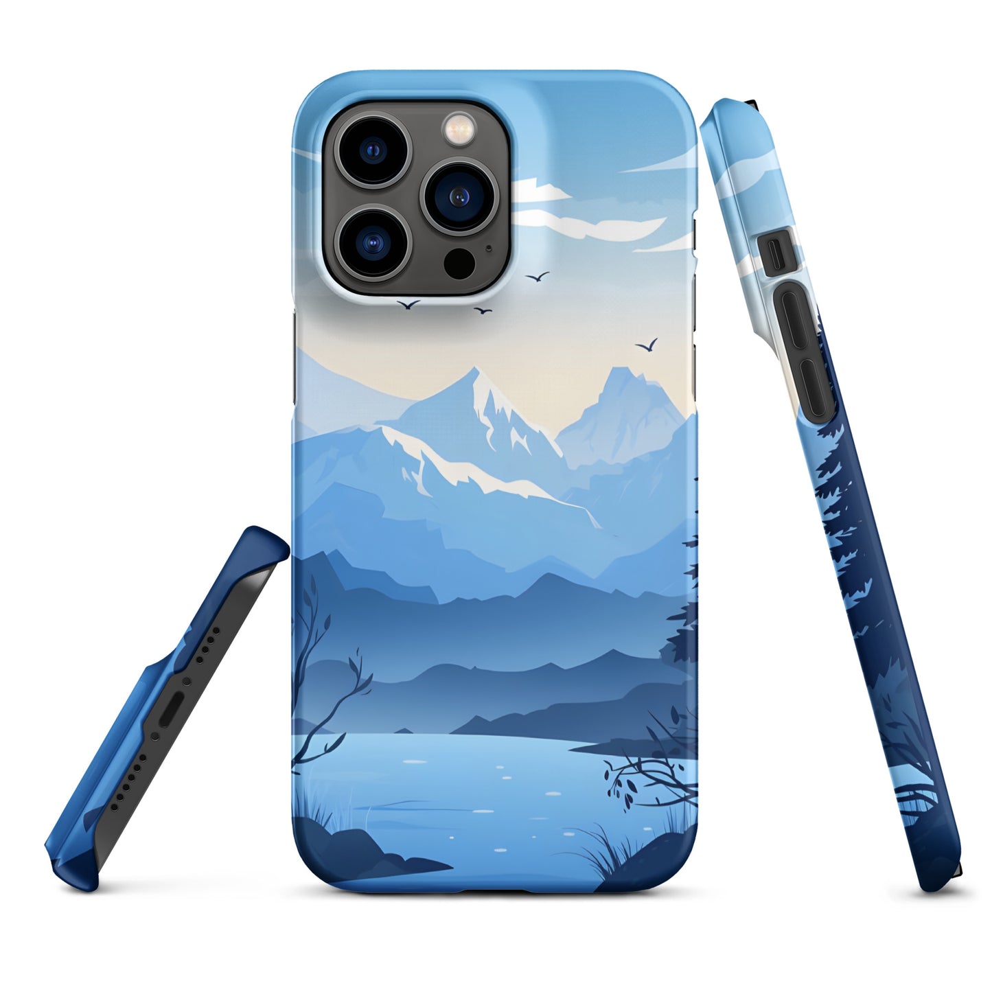 "Blue" Snap case for iPhone®