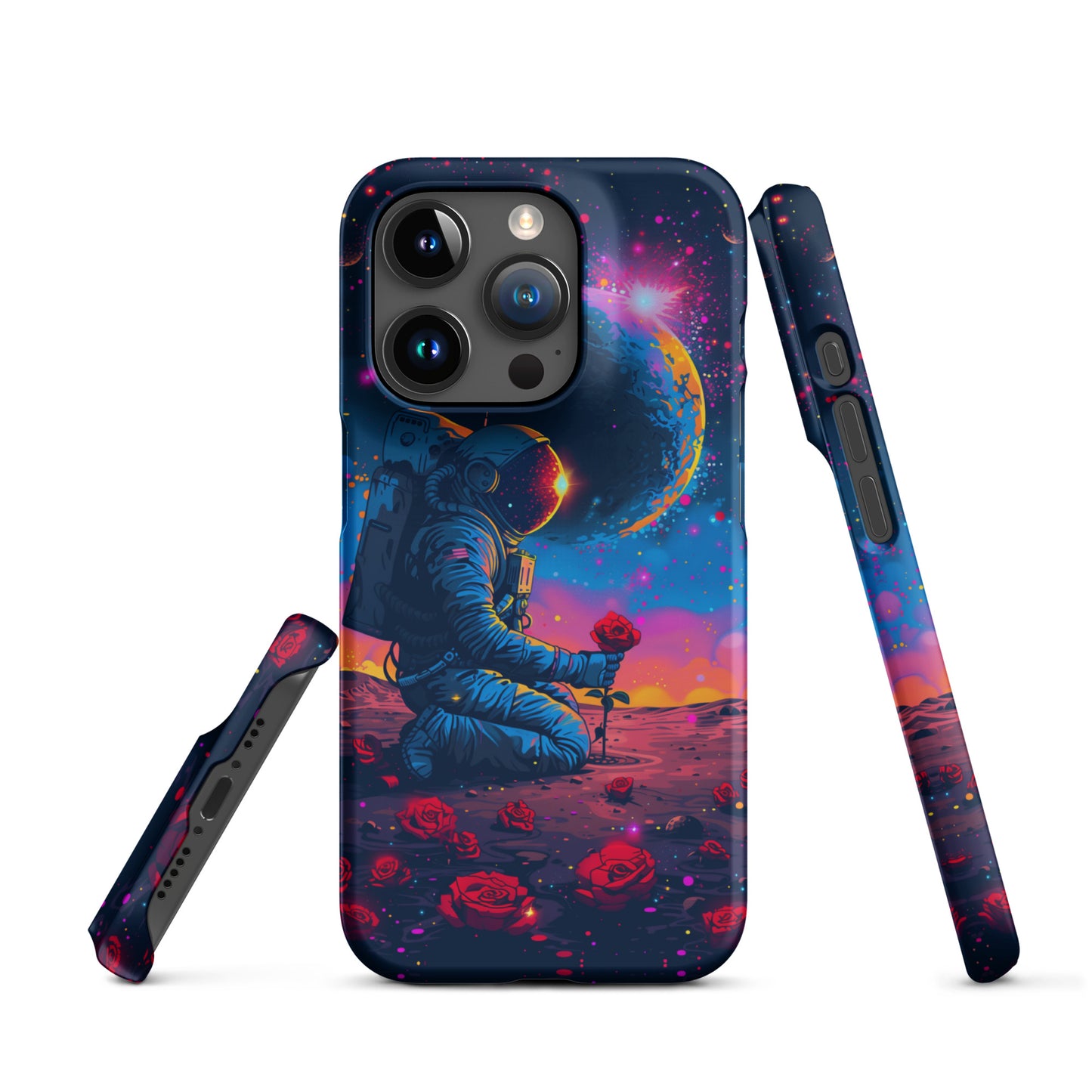 "Flowers in Space" Snap case for iPhone®