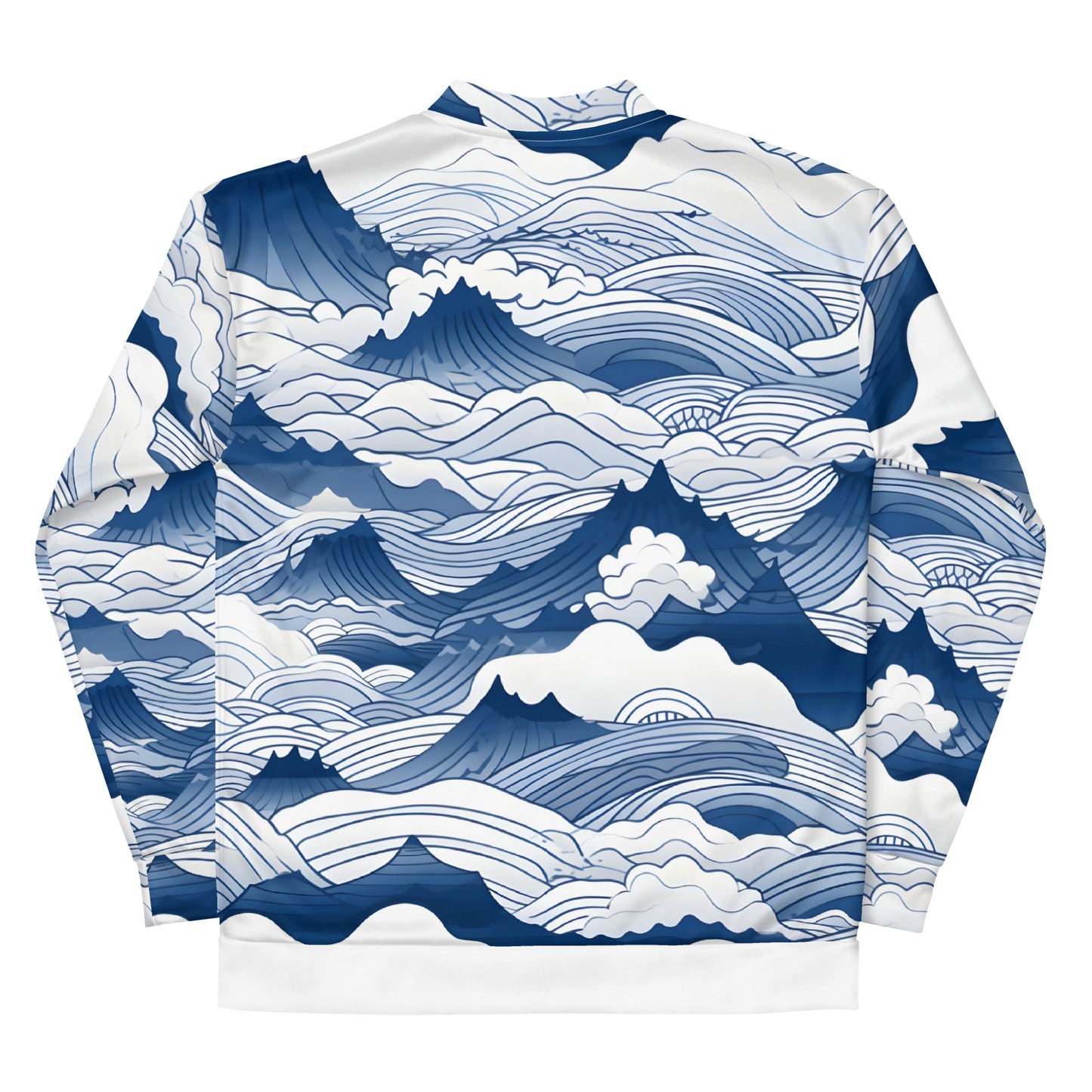 Unisex Bomber Jacket "Japanese Clouds"