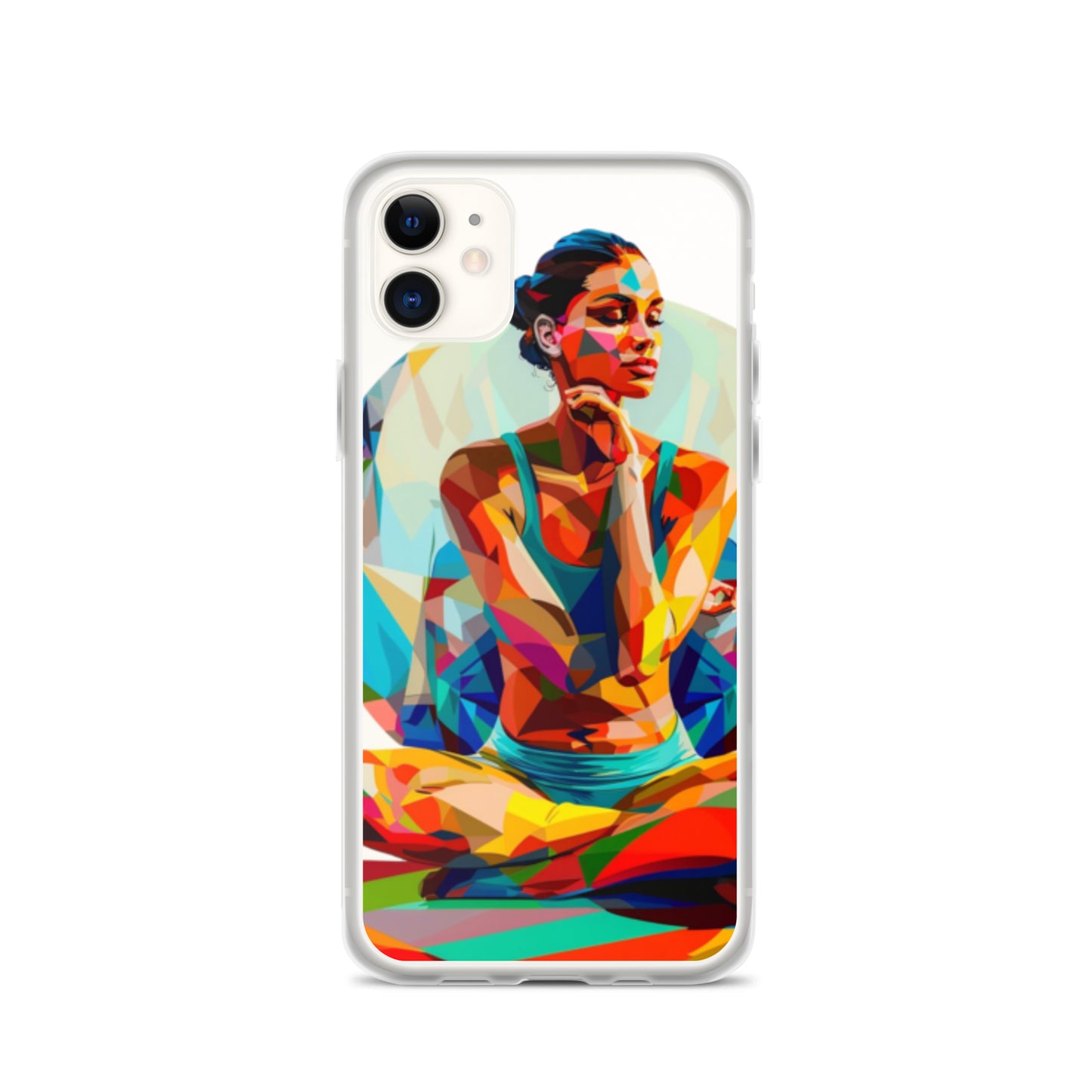 "sukhasana" Clear Case for iPhone®