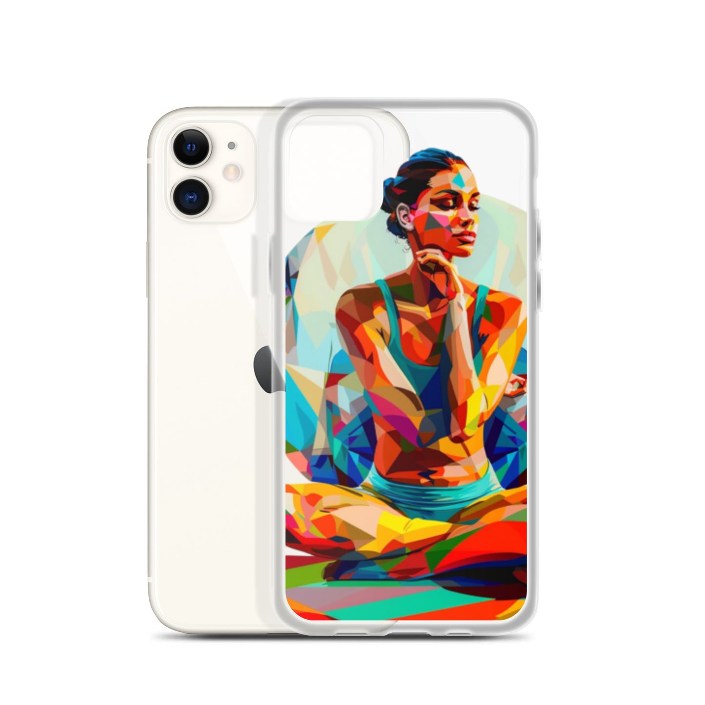 "sukhasana" Clear Case for iPhone®