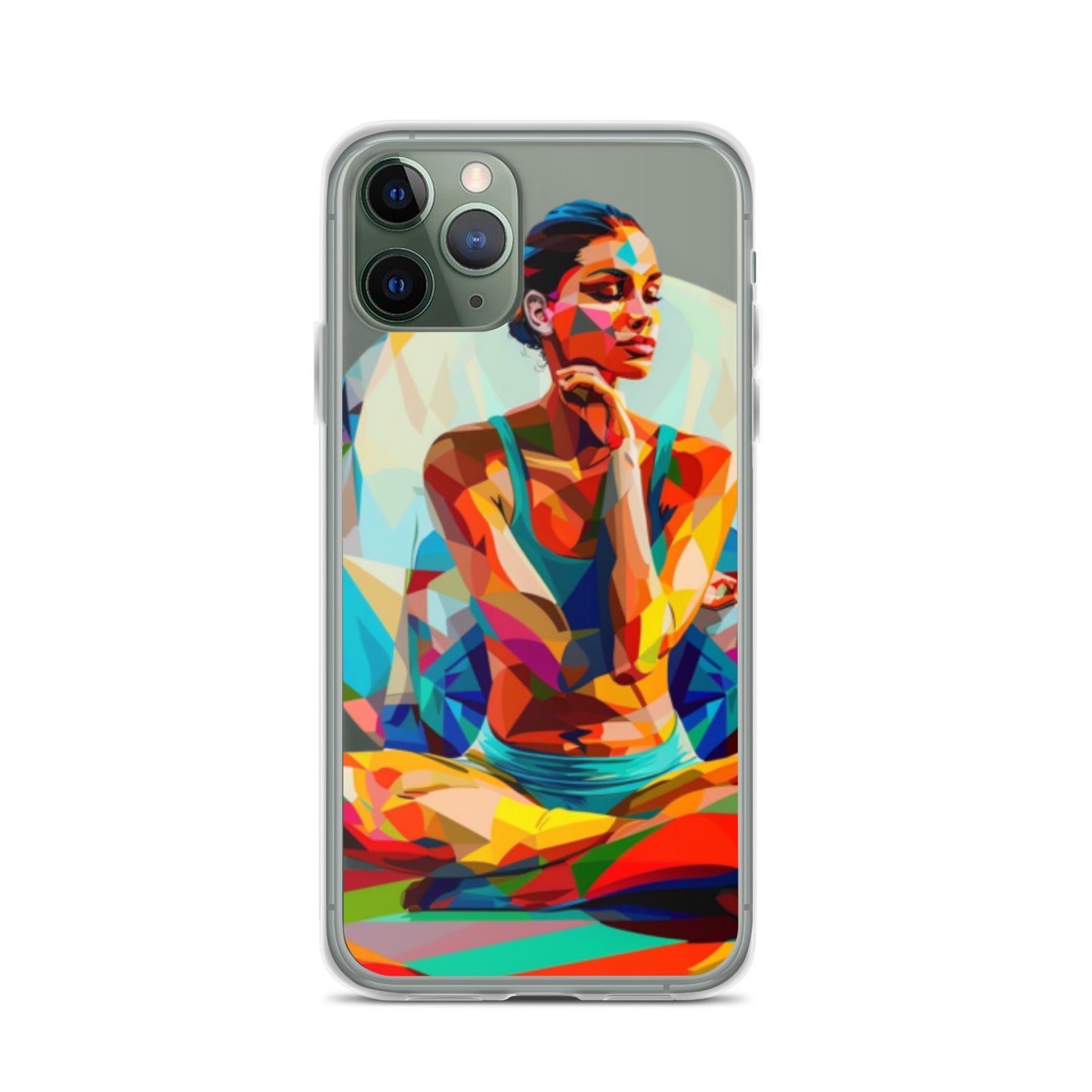 "sukhasana" Clear Case for iPhone®