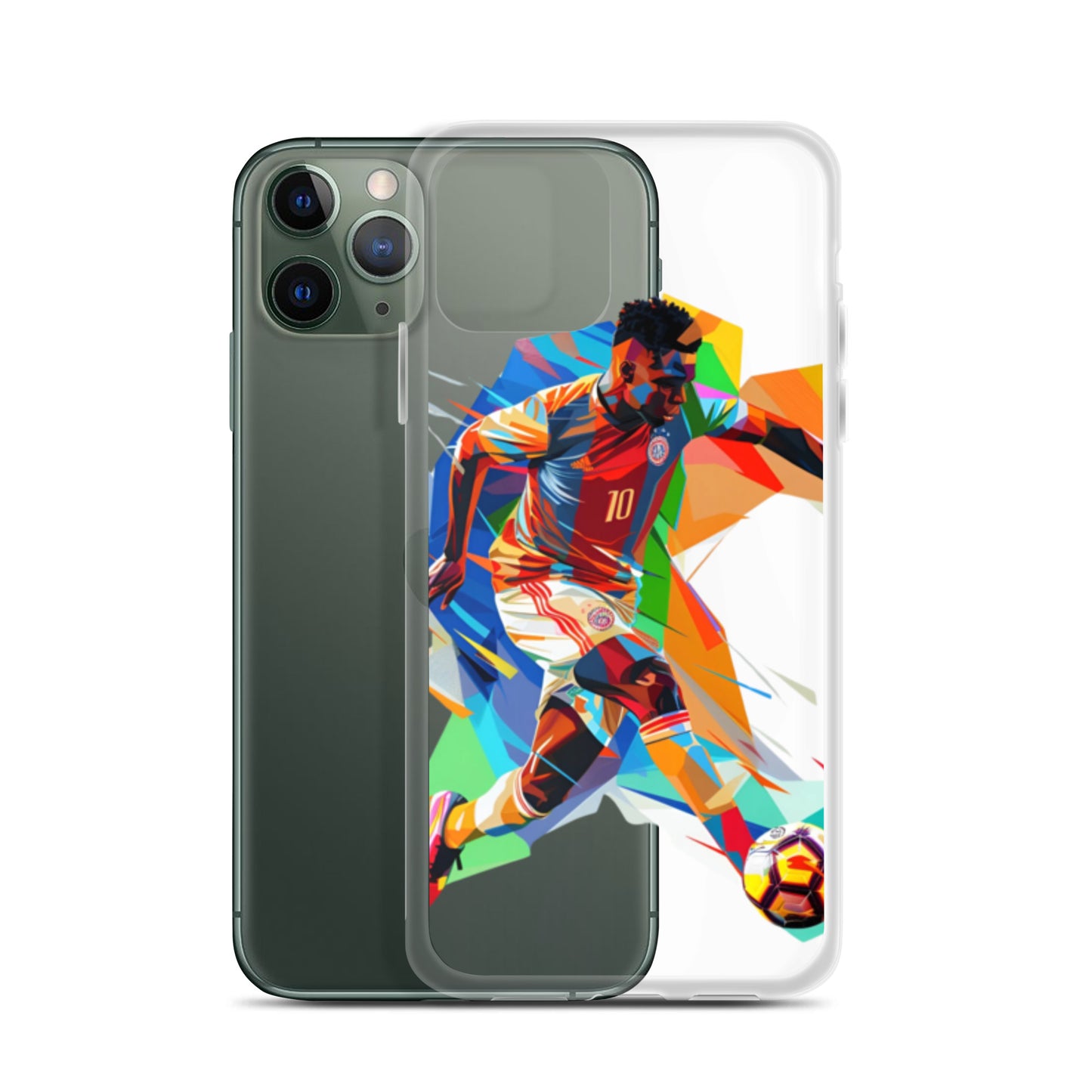 "Soccer" Clear Case for iPhone®