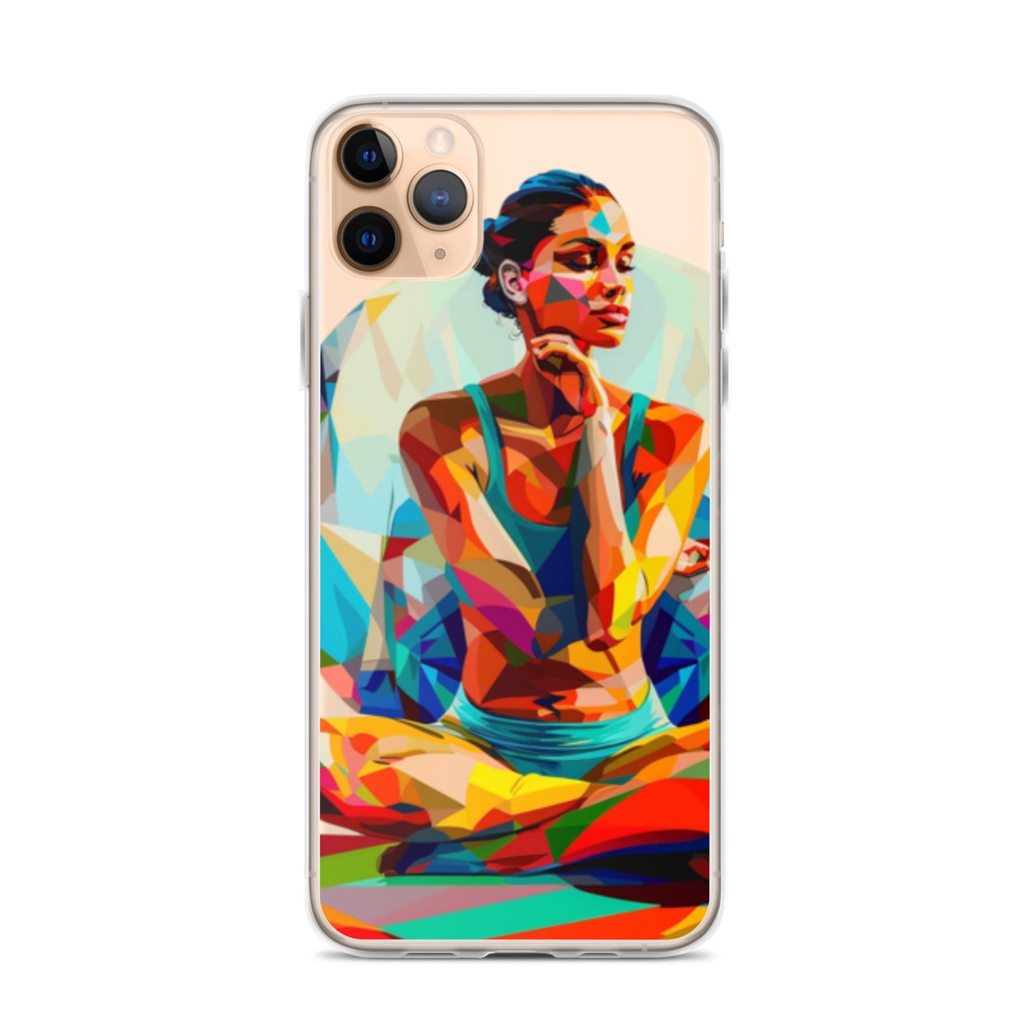 "sukhasana" Clear Case for iPhone®