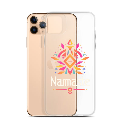 "Namaste 1" Clear Case for iPhone®