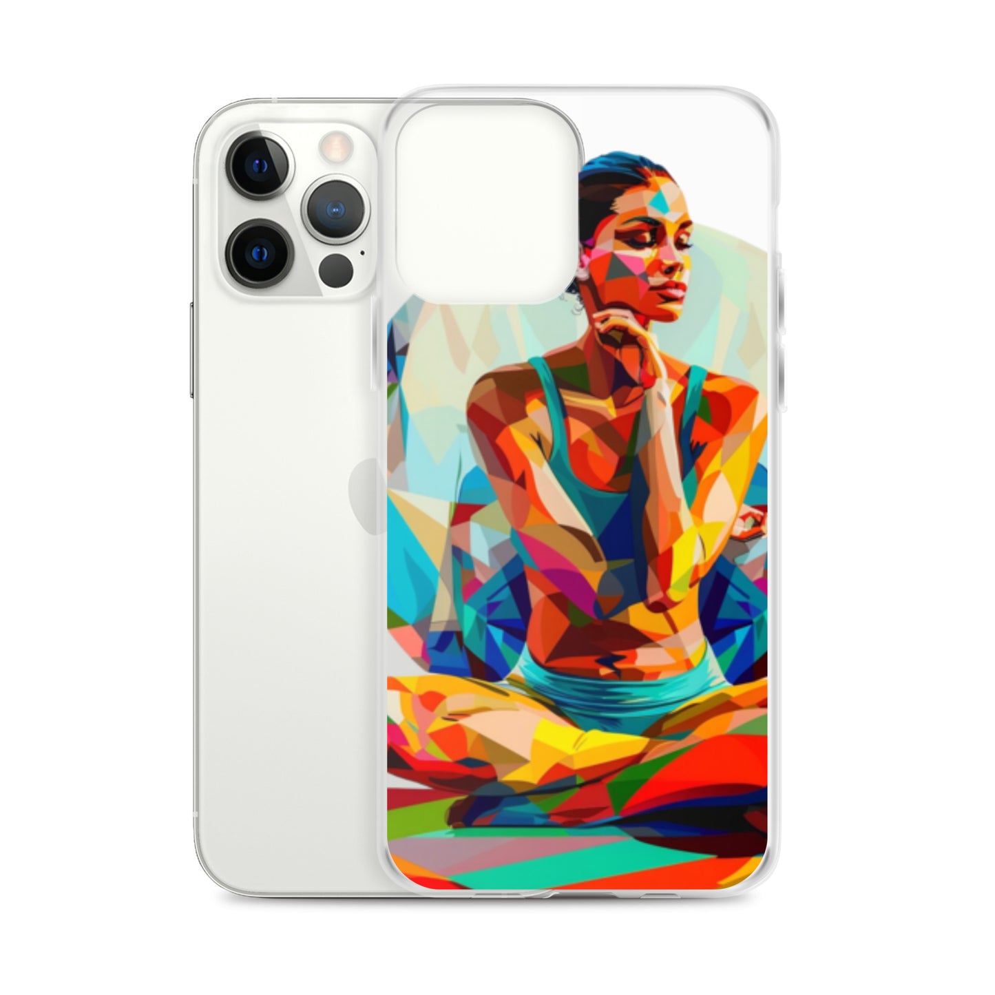 "sukhasana" Clear Case for iPhone®