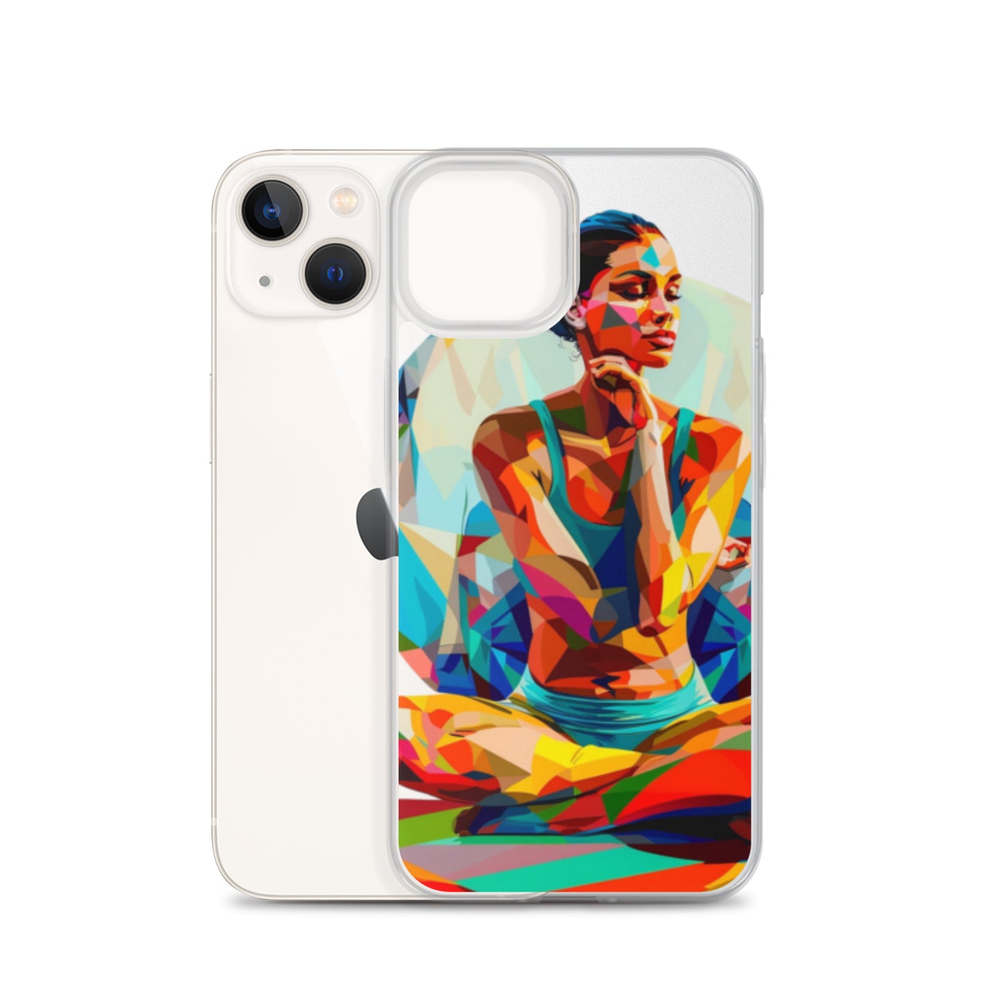 "sukhasana" Clear Case for iPhone®