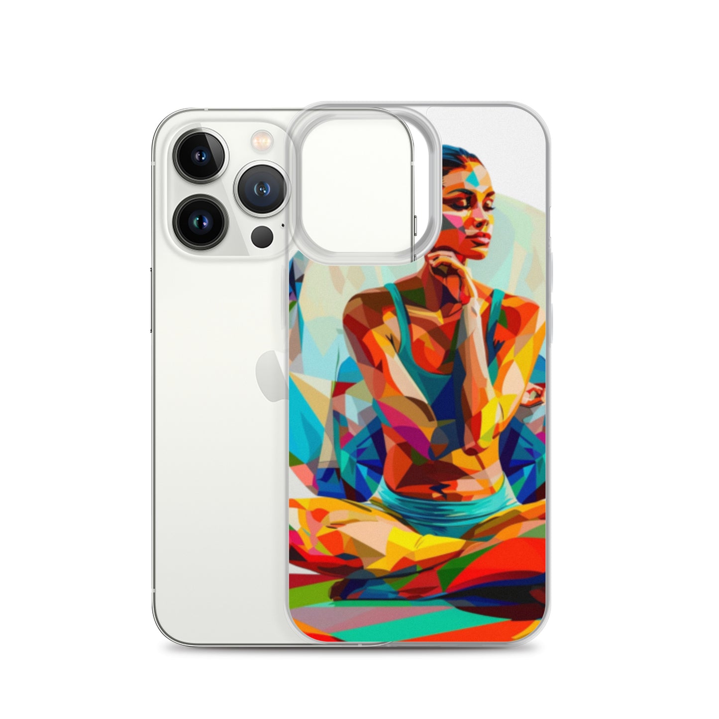 "sukhasana" Clear Case for iPhone®