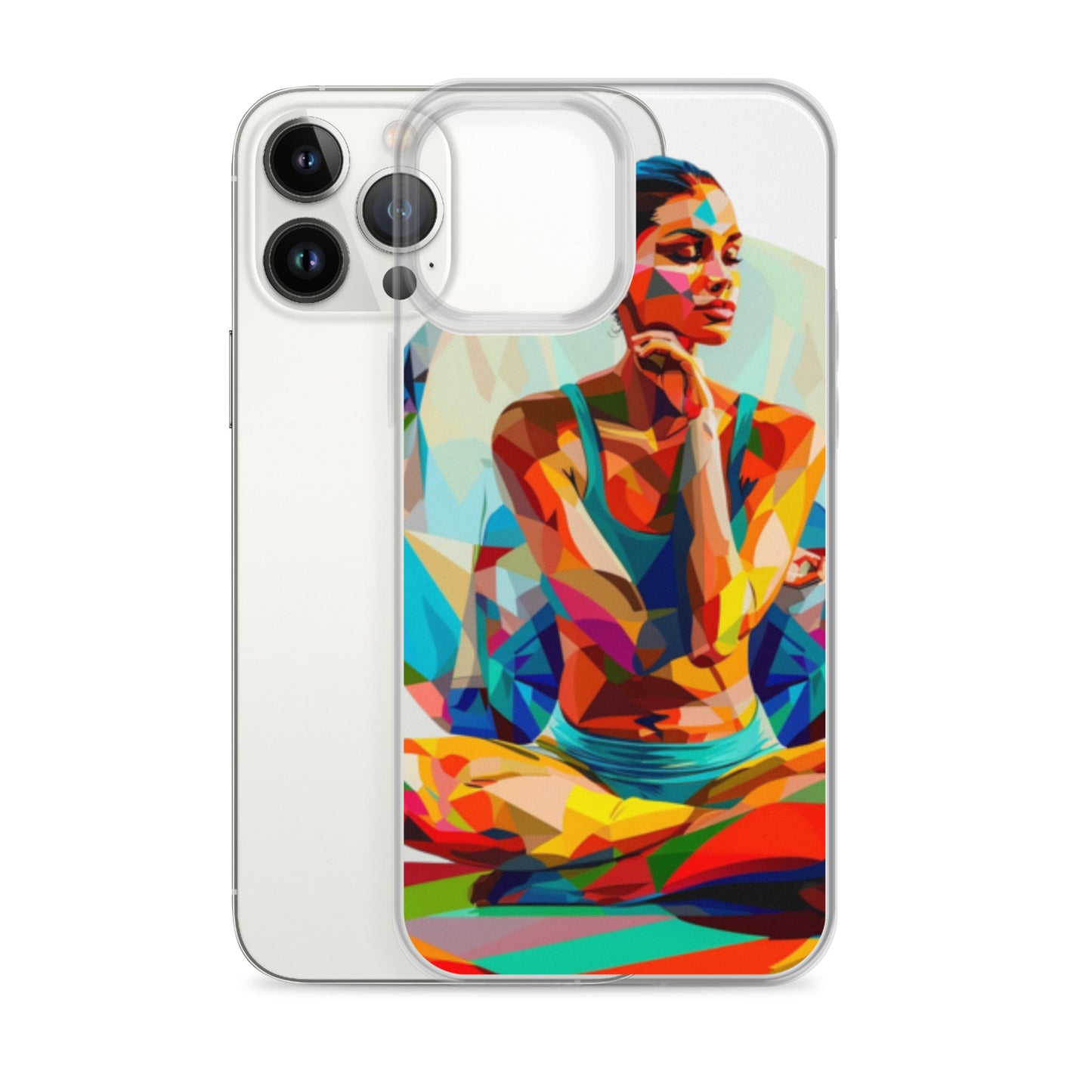 "sukhasana" Clear Case for iPhone®