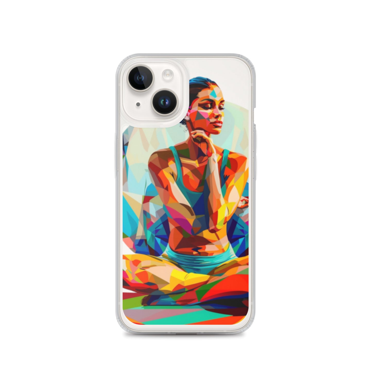 "sukhasana" Clear Case for iPhone®