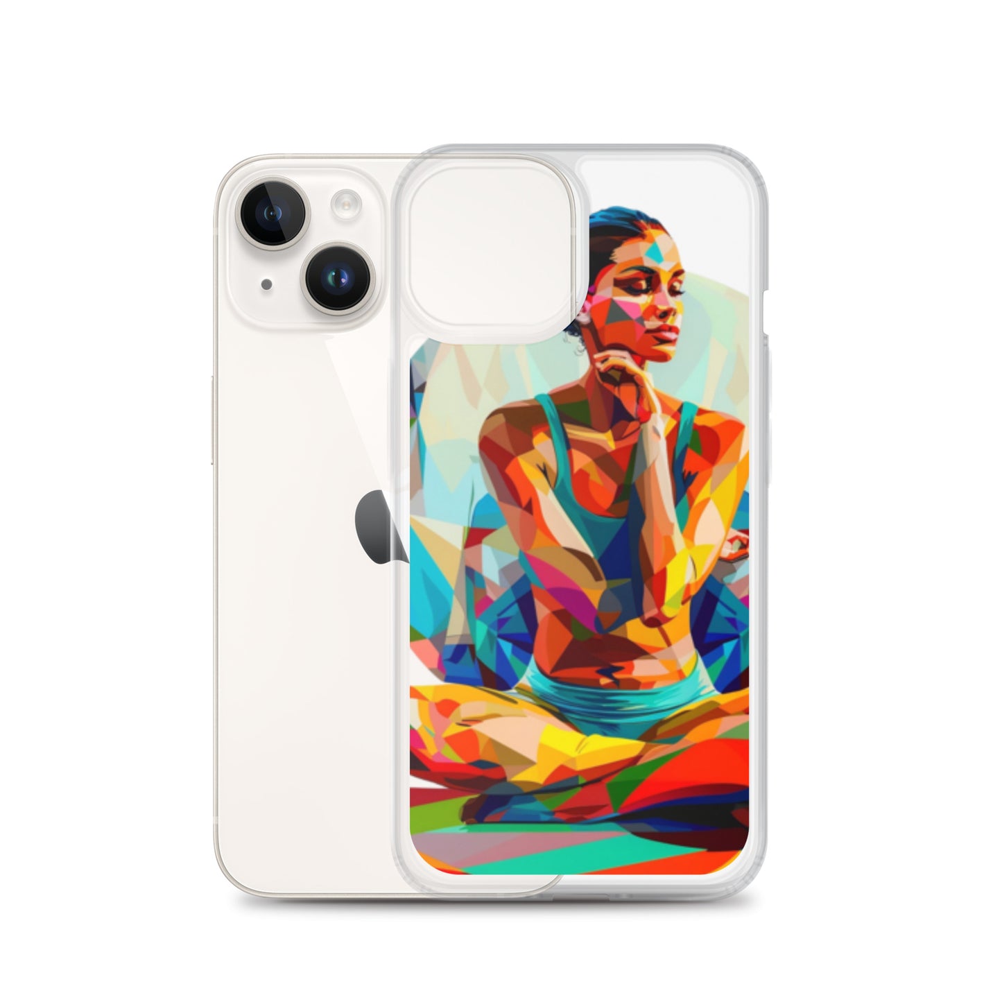 "sukhasana" Clear Case for iPhone®