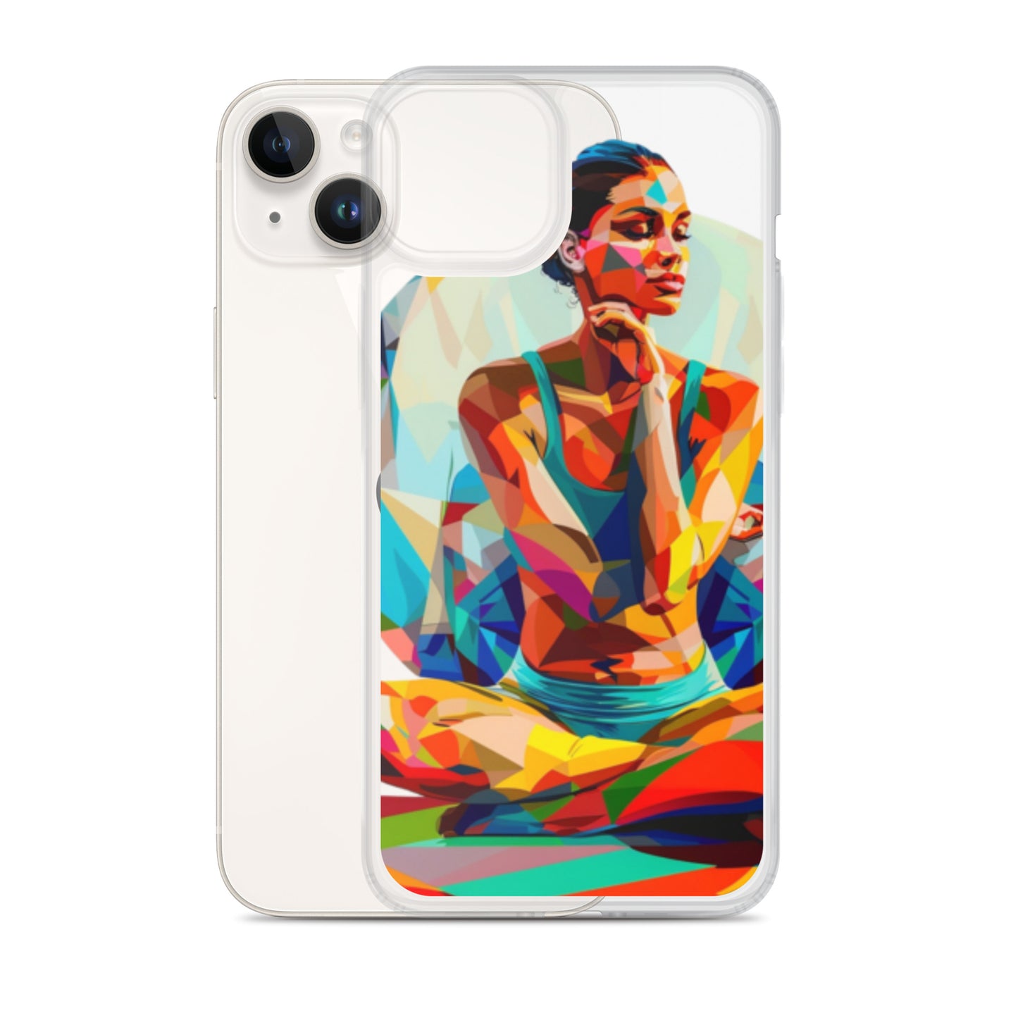 "sukhasana" Clear Case for iPhone®