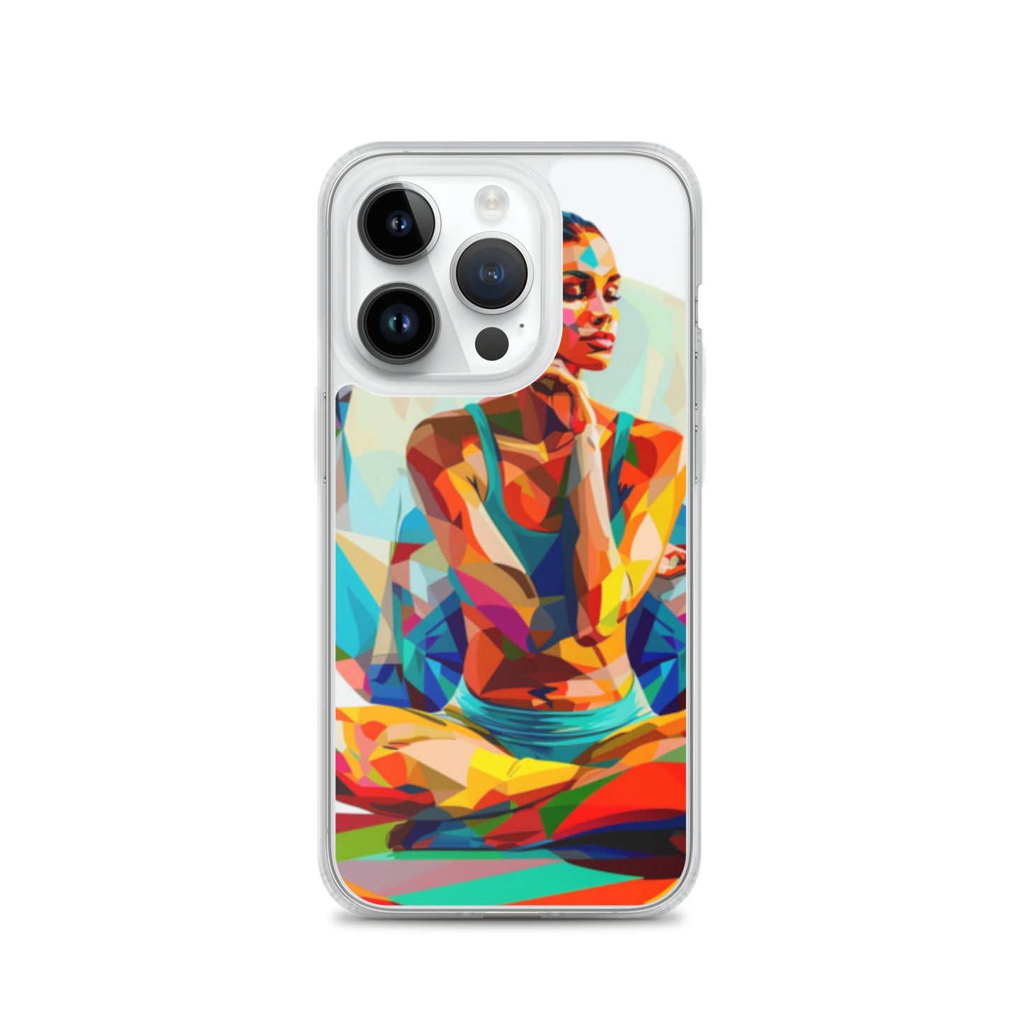 "sukhasana" Clear Case for iPhone®