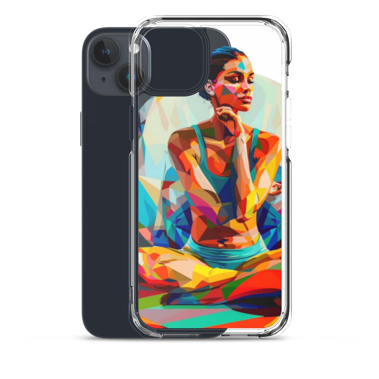 "sukhasana" Clear Case for iPhone®