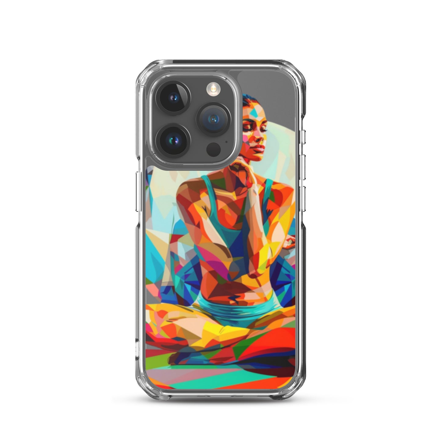 "sukhasana" Clear Case for iPhone®