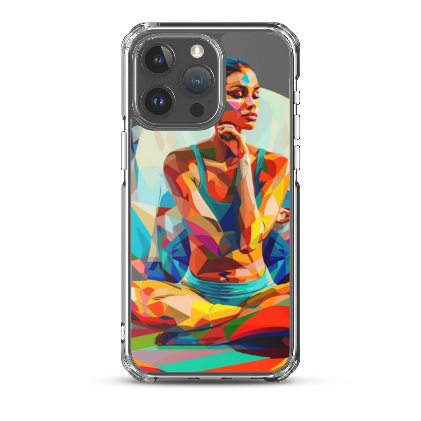 "sukhasana" Clear Case for iPhone®