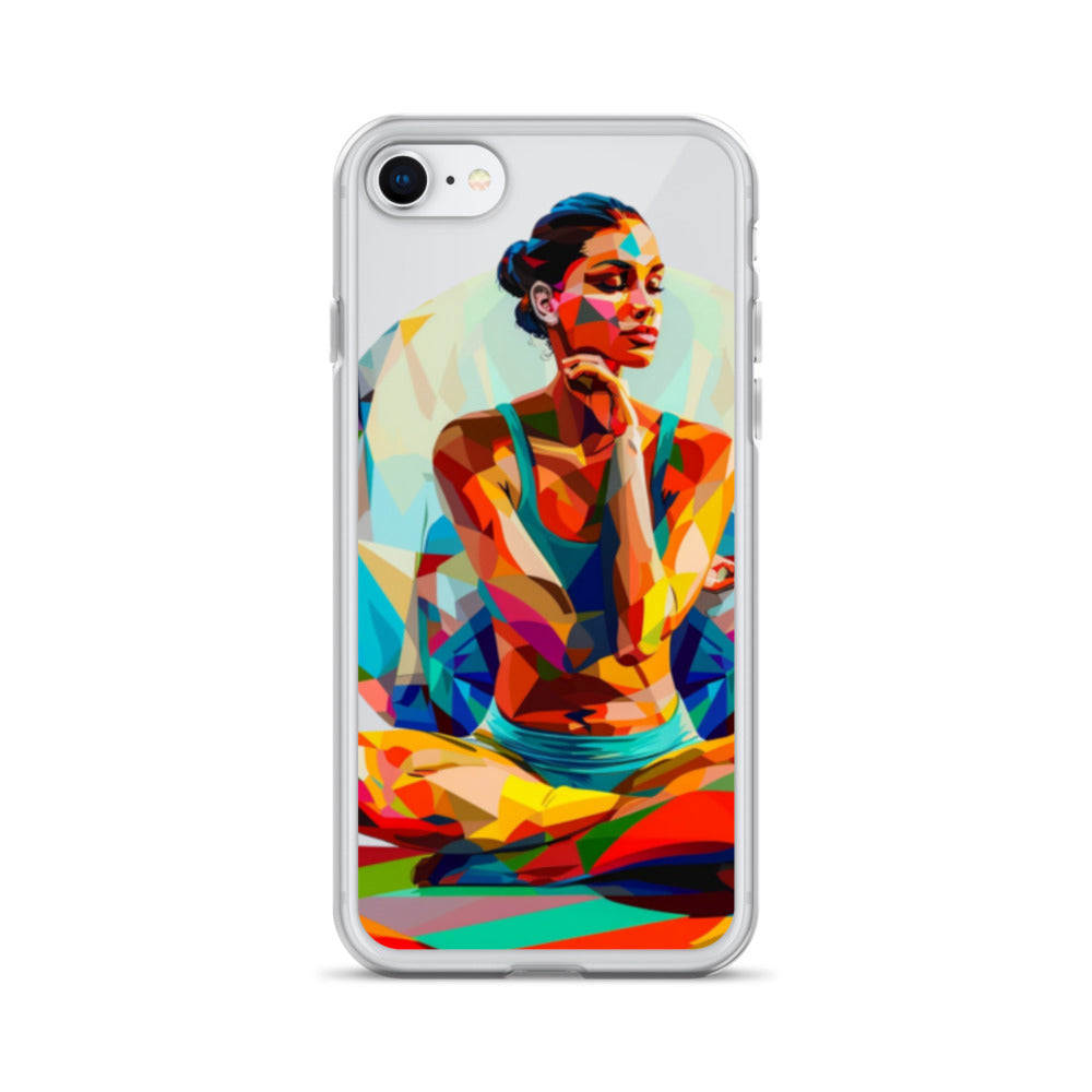 "sukhasana" Clear Case for iPhone®