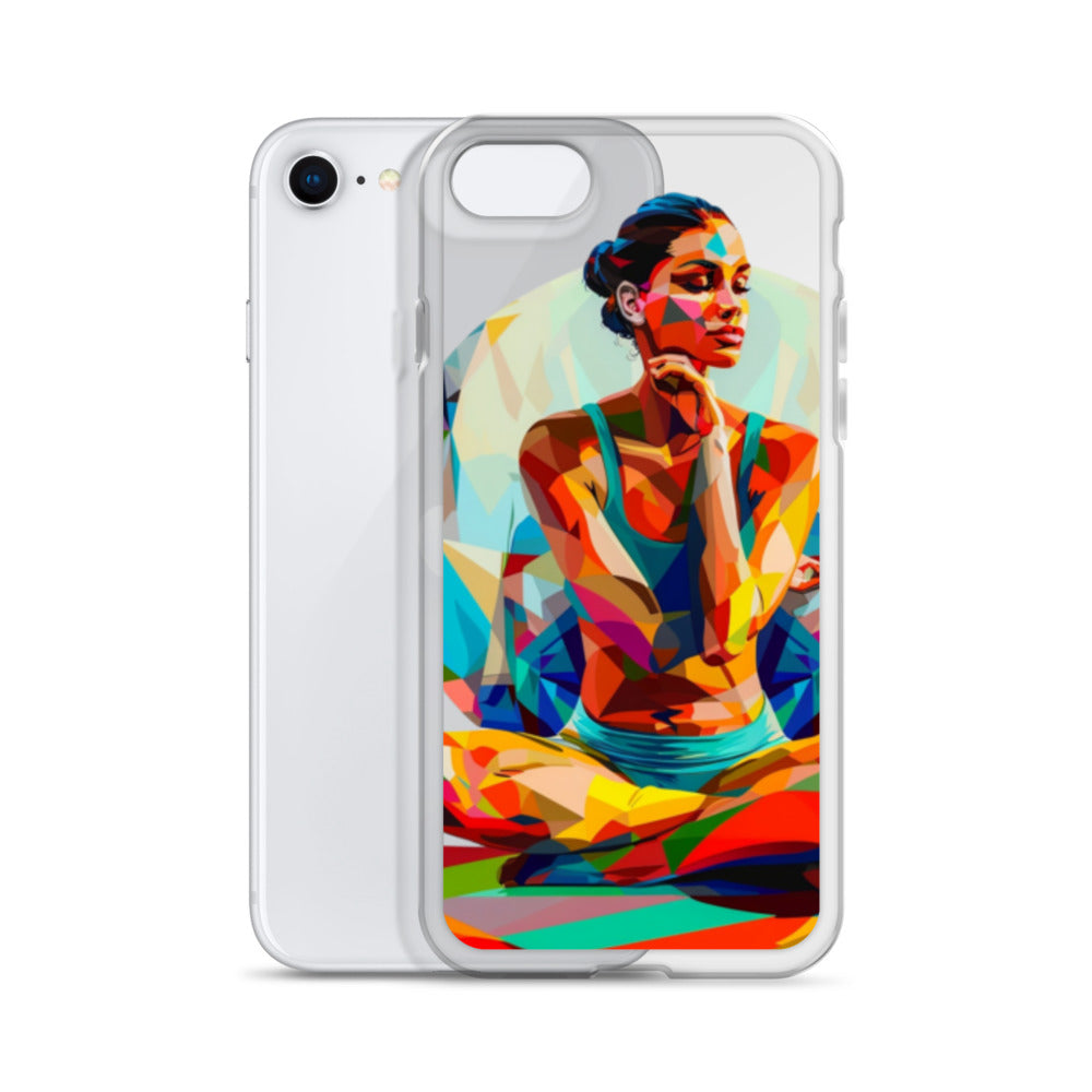 "sukhasana" Clear Case for iPhone®