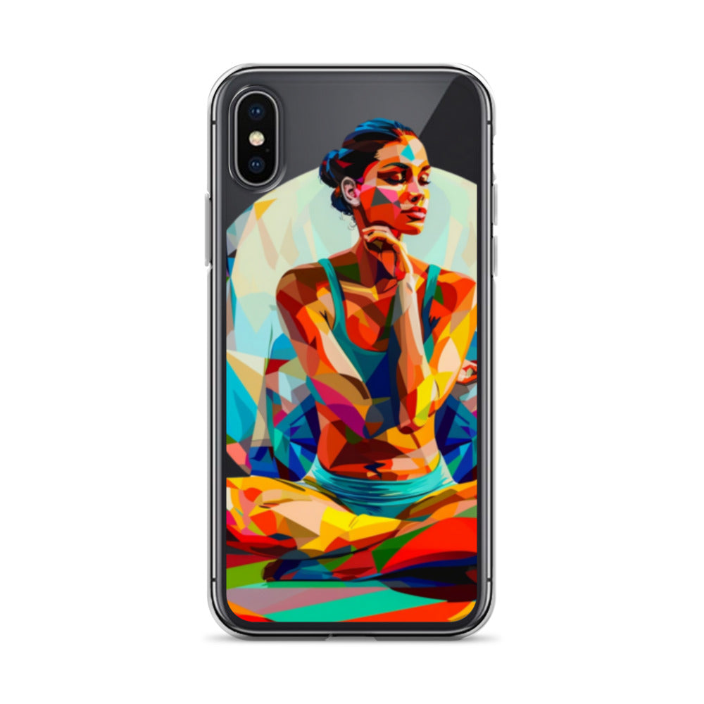 "sukhasana" Clear Case for iPhone®