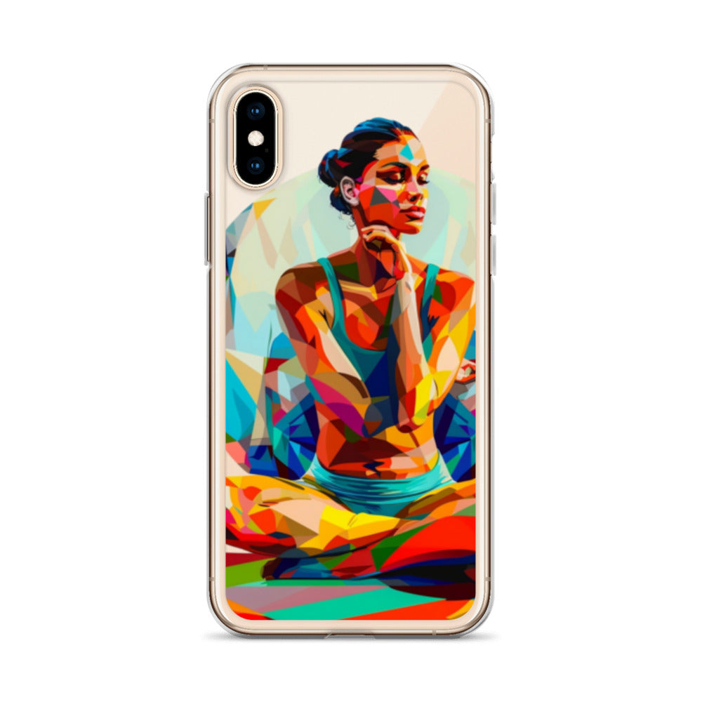 "sukhasana" Clear Case for iPhone®