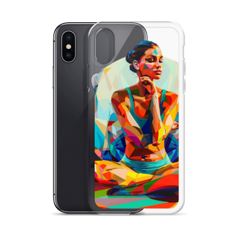 "sukhasana" Clear Case for iPhone®