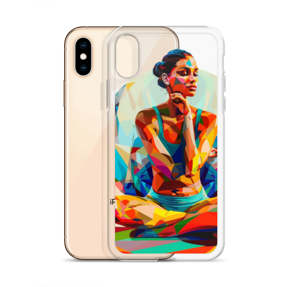 "sukhasana" Clear Case for iPhone®