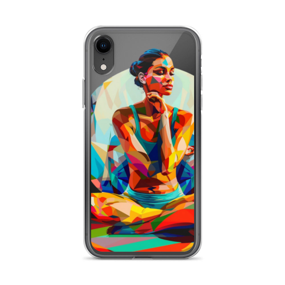 "sukhasana" Clear Case for iPhone®